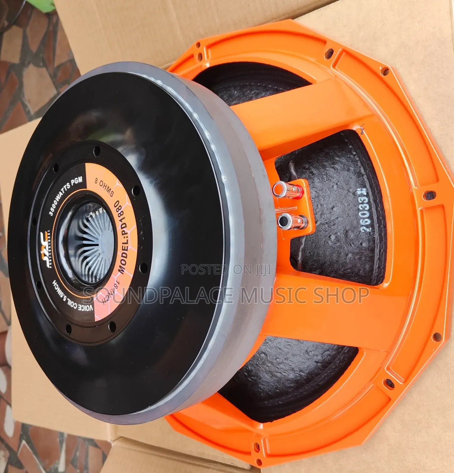 JAC Professional PD1880 18-Inch 3500watt Pair of Naked Speakers