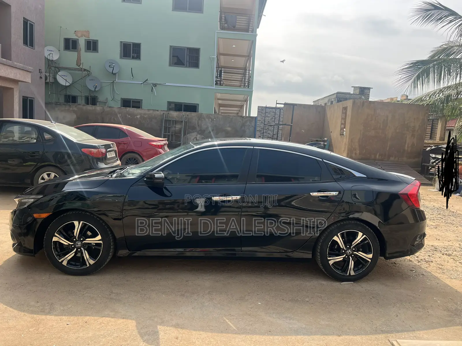 Honda Civic Touring 4dr Sedan (1.5L 4cyl) 2017 Black