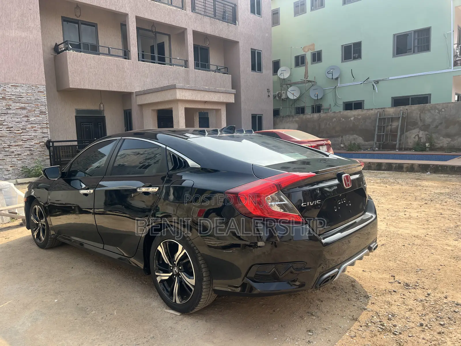 Honda Civic Touring 4dr Sedan (1.5L 4cyl) 2017 Black