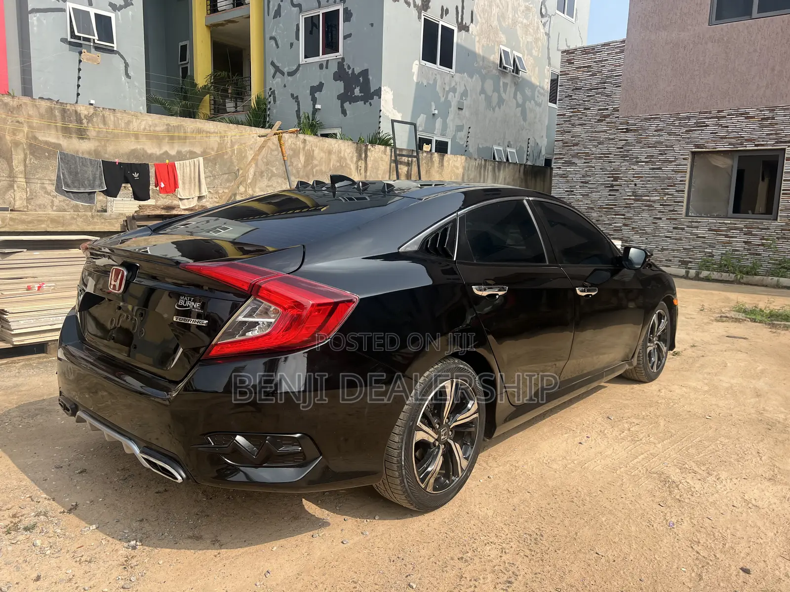 Honda Civic Touring 4dr Sedan (1.5L 4cyl) 2017 Black