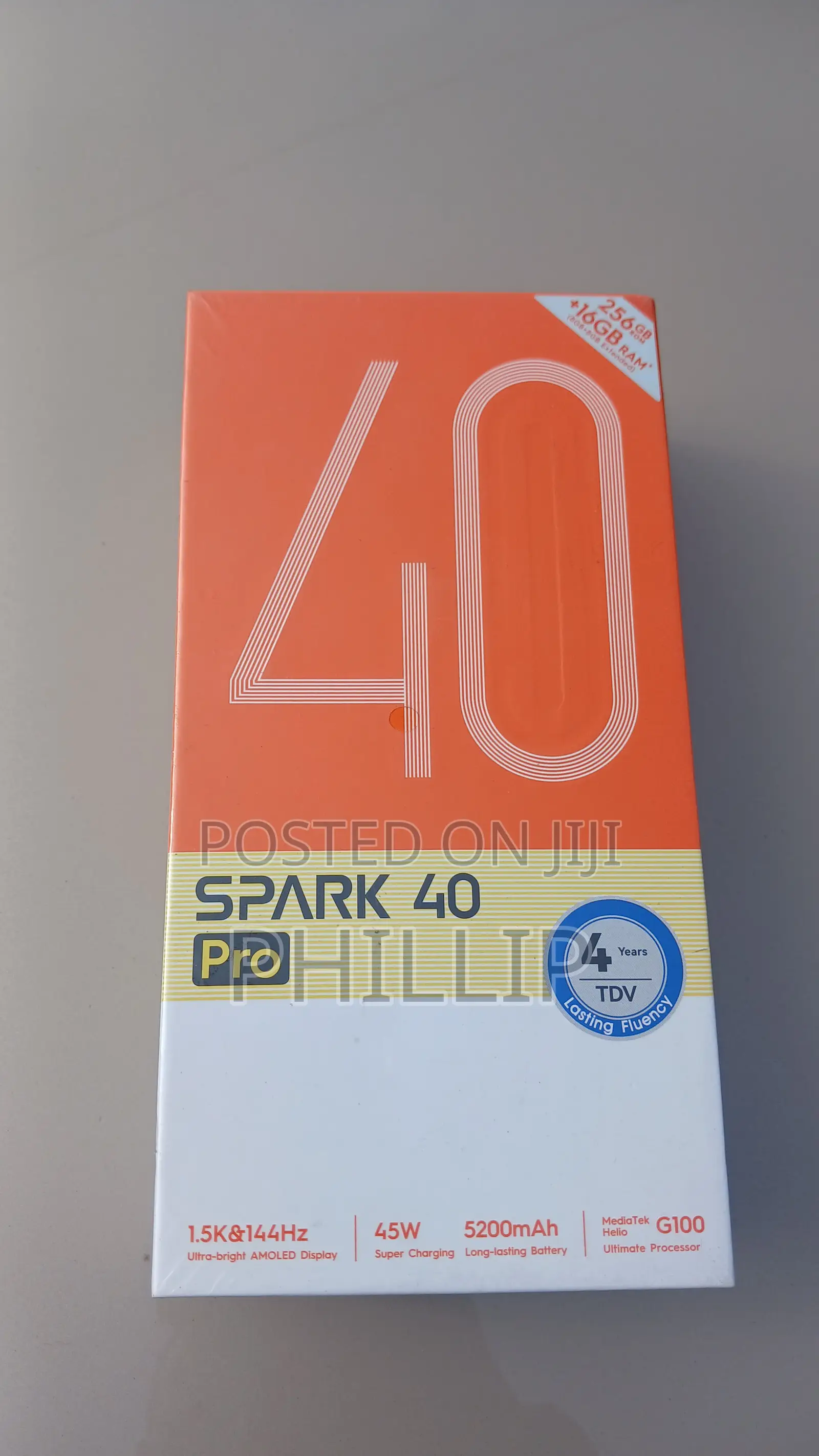 New Tecno Spark 40 Pro 256 GB Gold