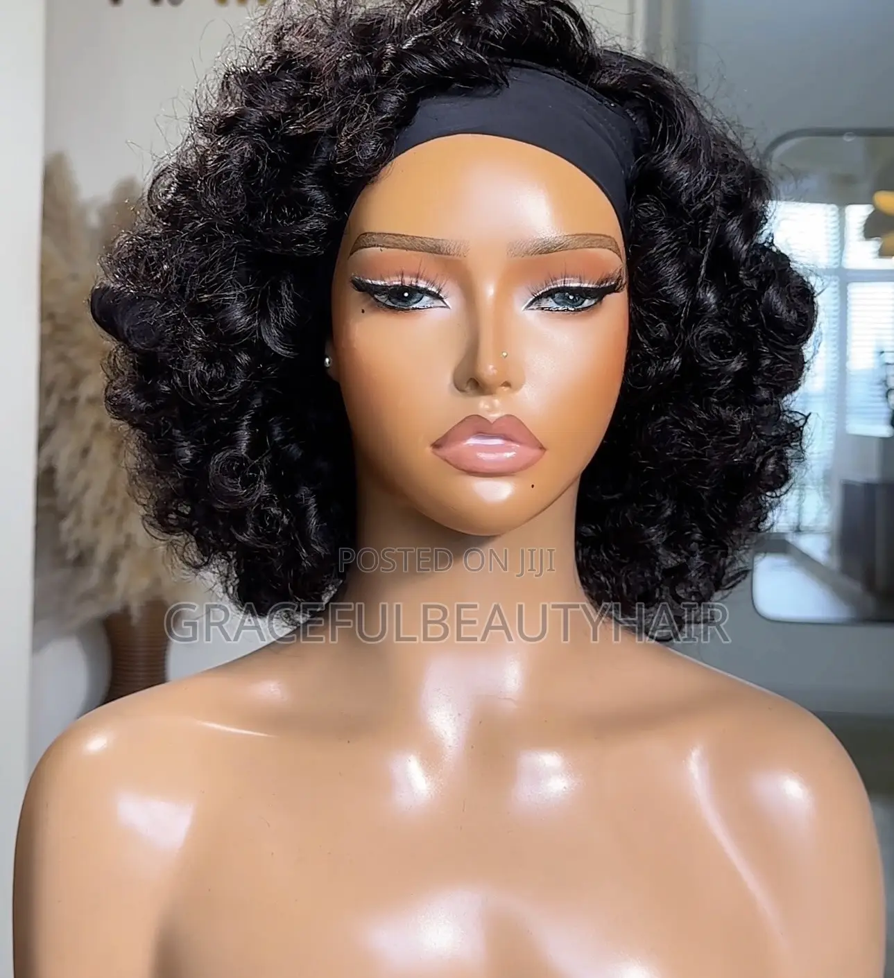 10 Inches Indian Remy Band Bouncy Wig Unit