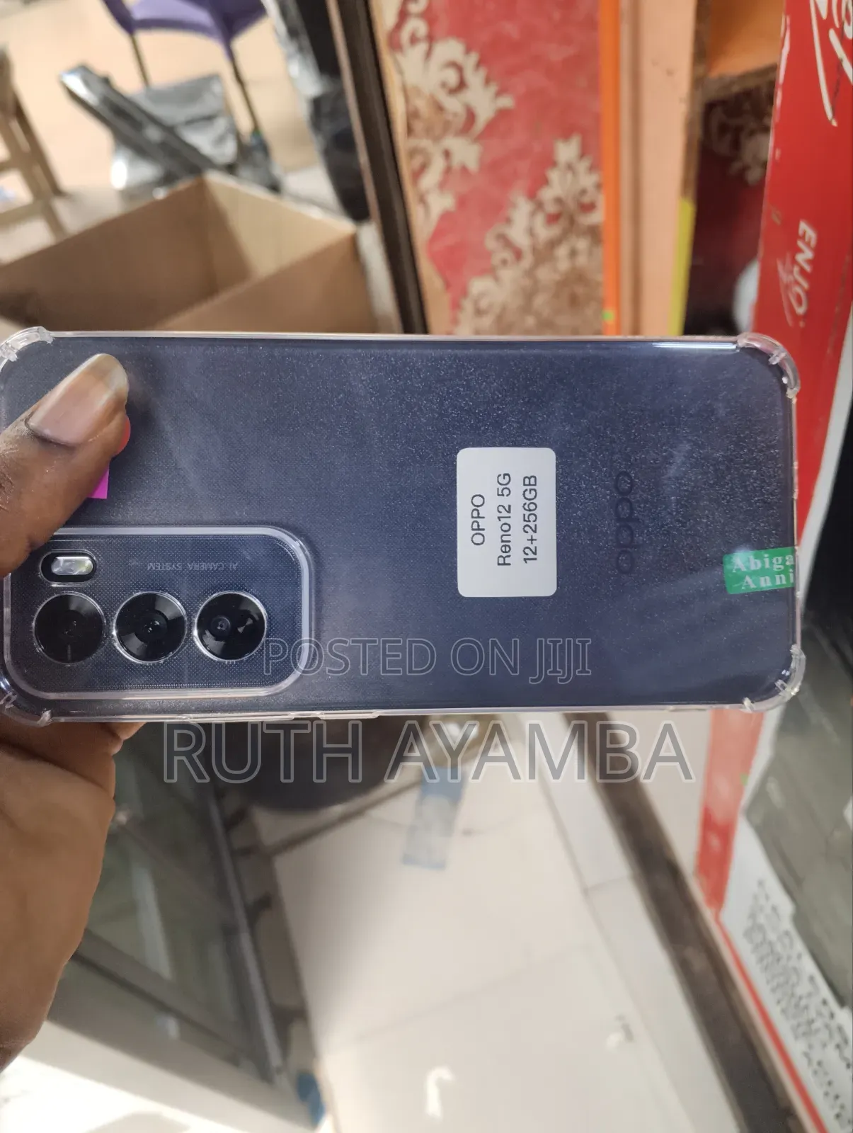 New Oppo Reno 12 5G 256 GB Black