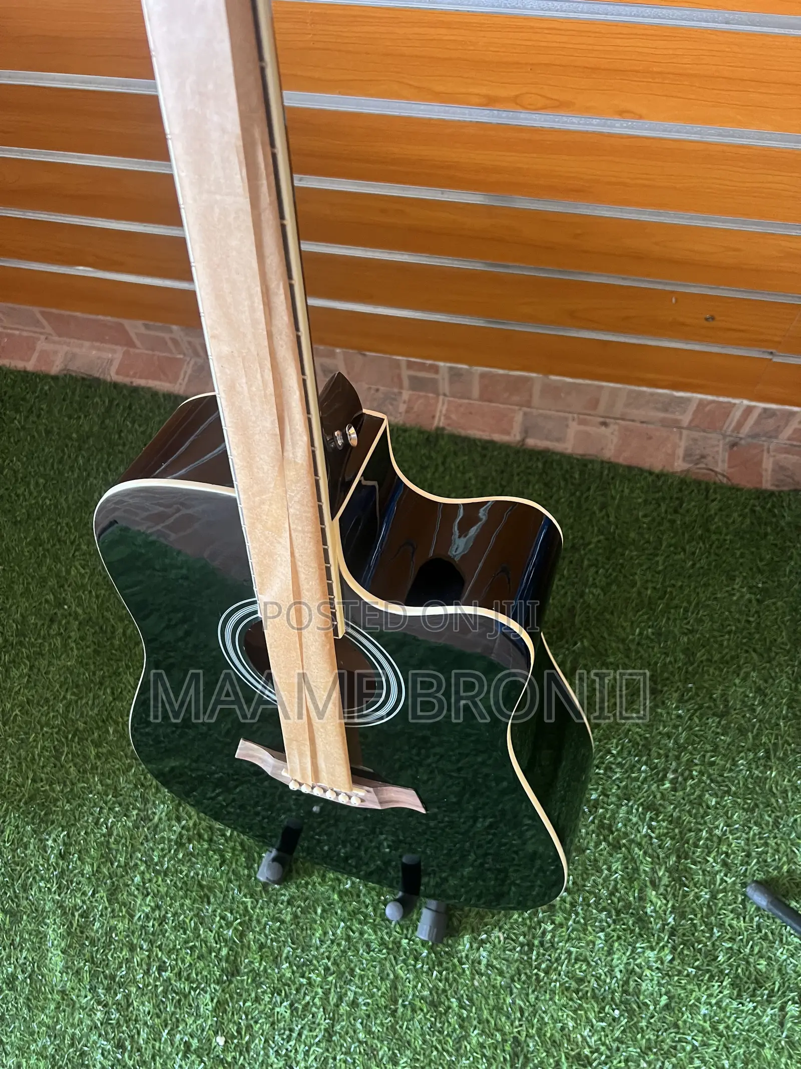 Black Semi Acoustic Guitar