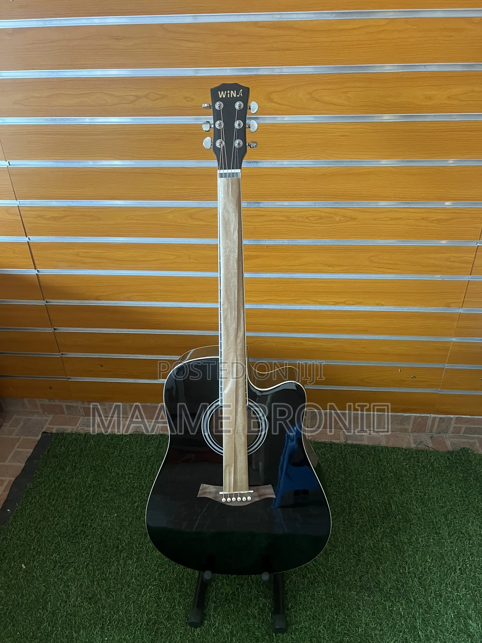 Black Semi Acoustic Guitar