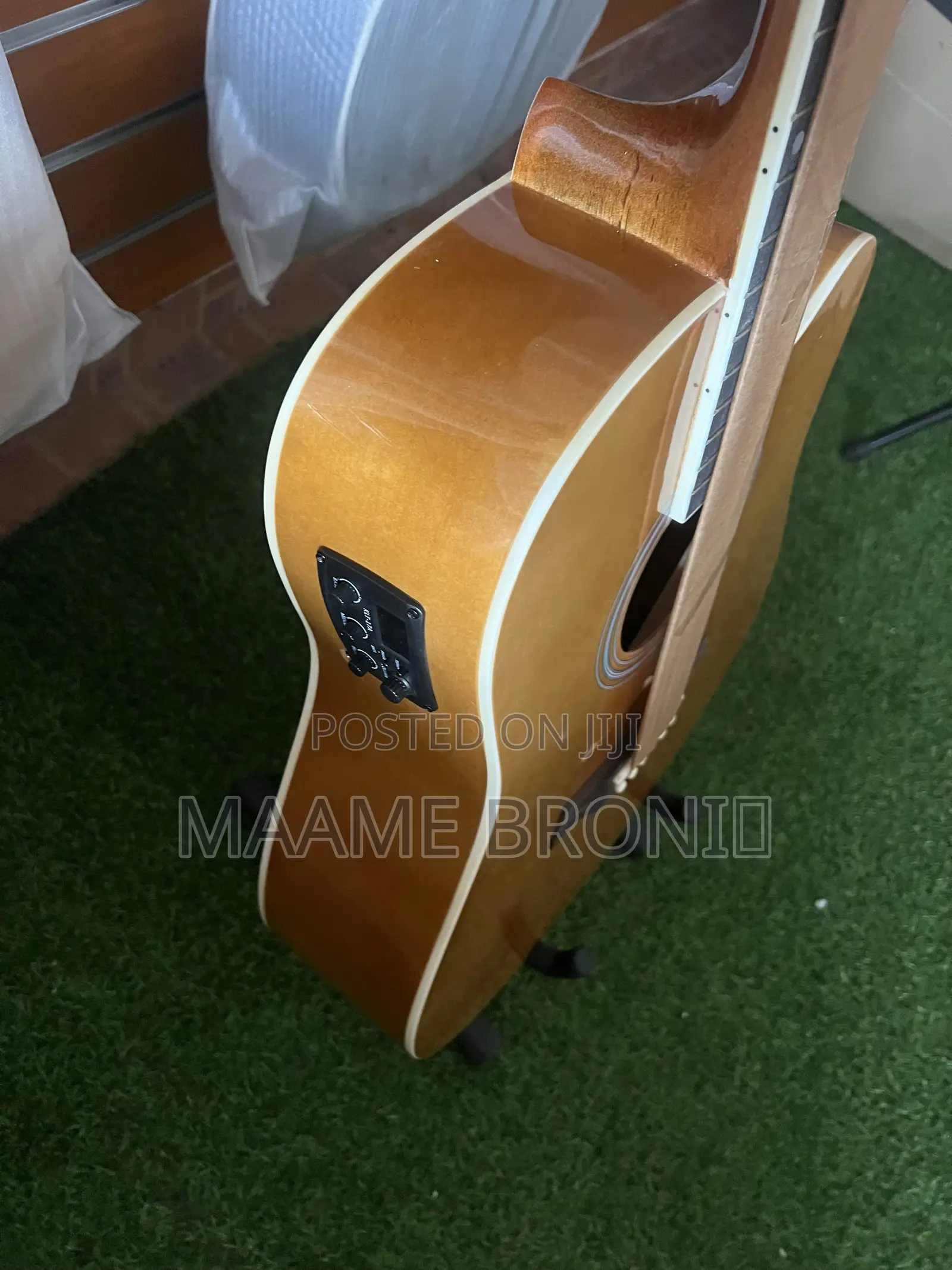 Coffee Semi Acoustic Guitar
