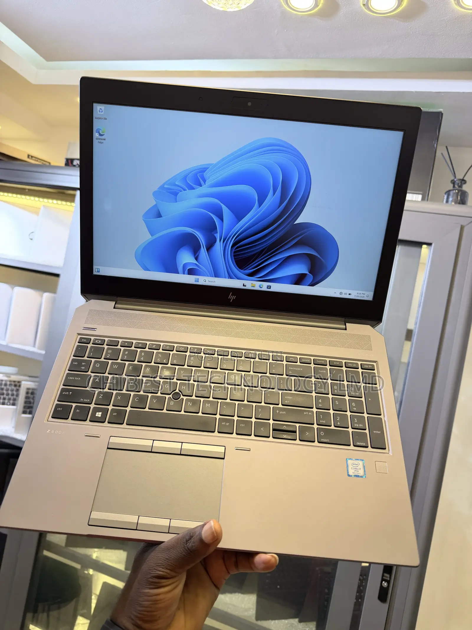 Laptop HP ZBook 15 G5 16GB Intel Core i7 HDD+SSD 750GB