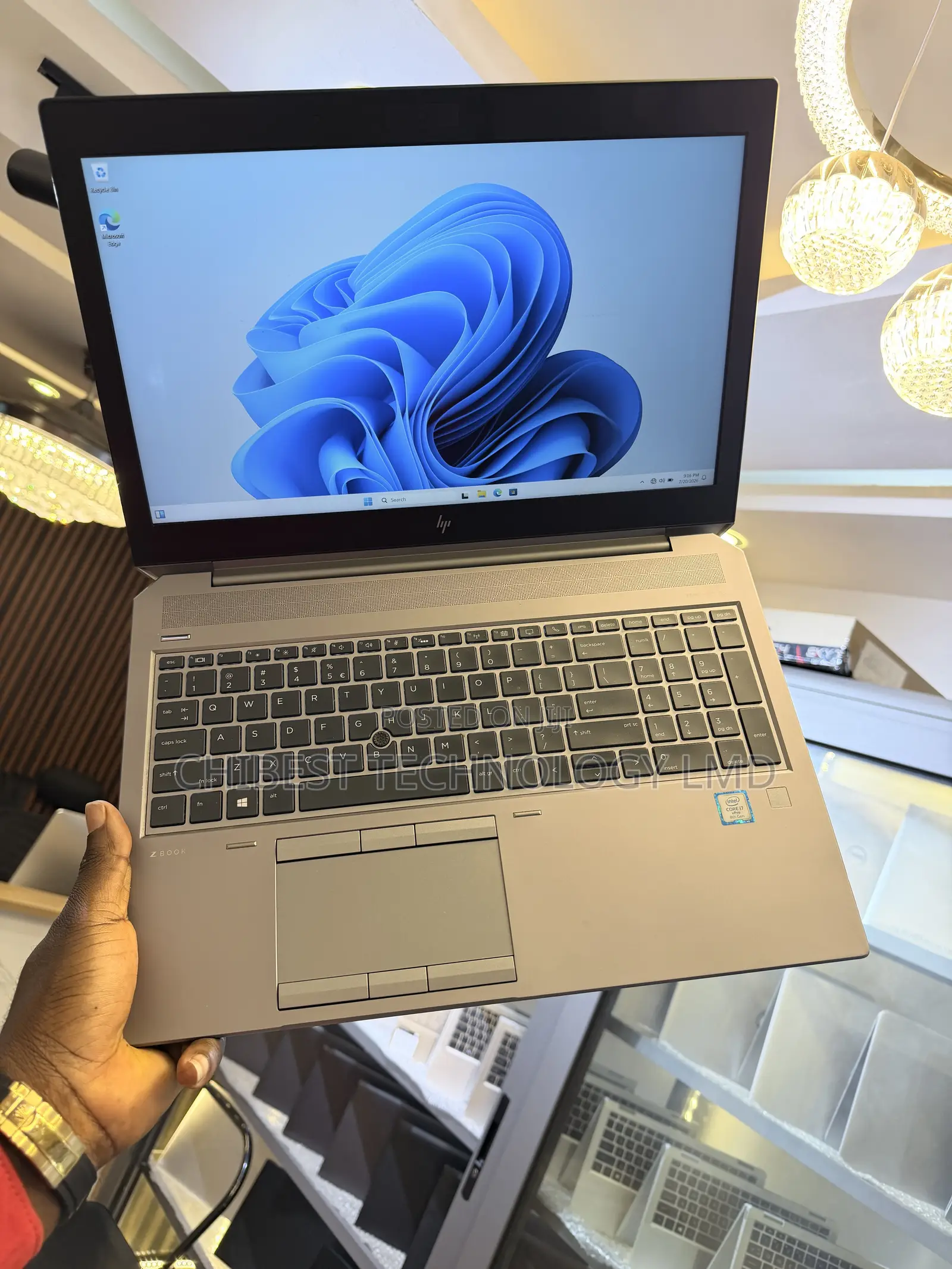 Laptop HP ZBook 15 G5 16GB Intel Core i7 HDD+SSD 750GB