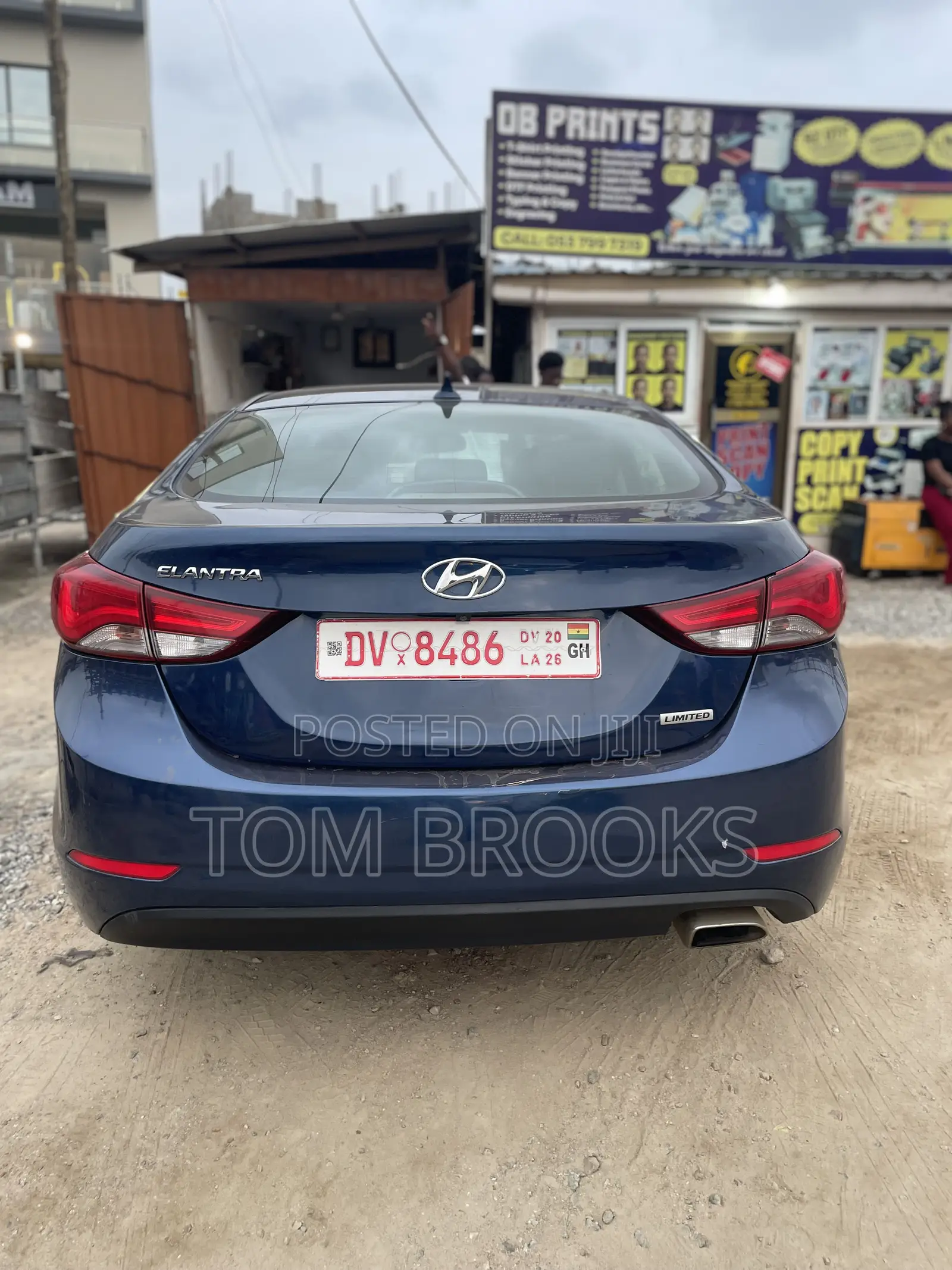 Hyundai Elantra Limited 4dr Sedan (1.8L 4cyl 6A) 2015 Blue