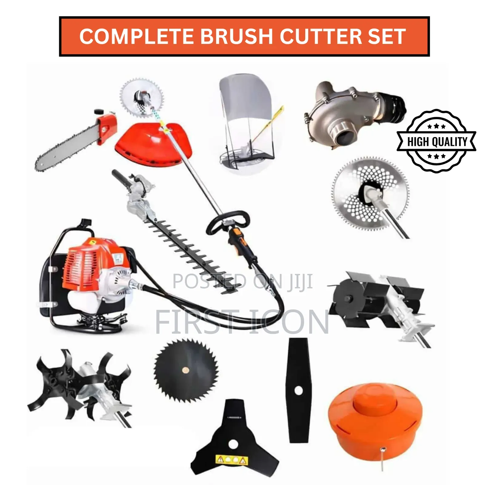 4 Stroke Multi-Purpose Gasoline Brush Cutter | Tiller | Chain Saw