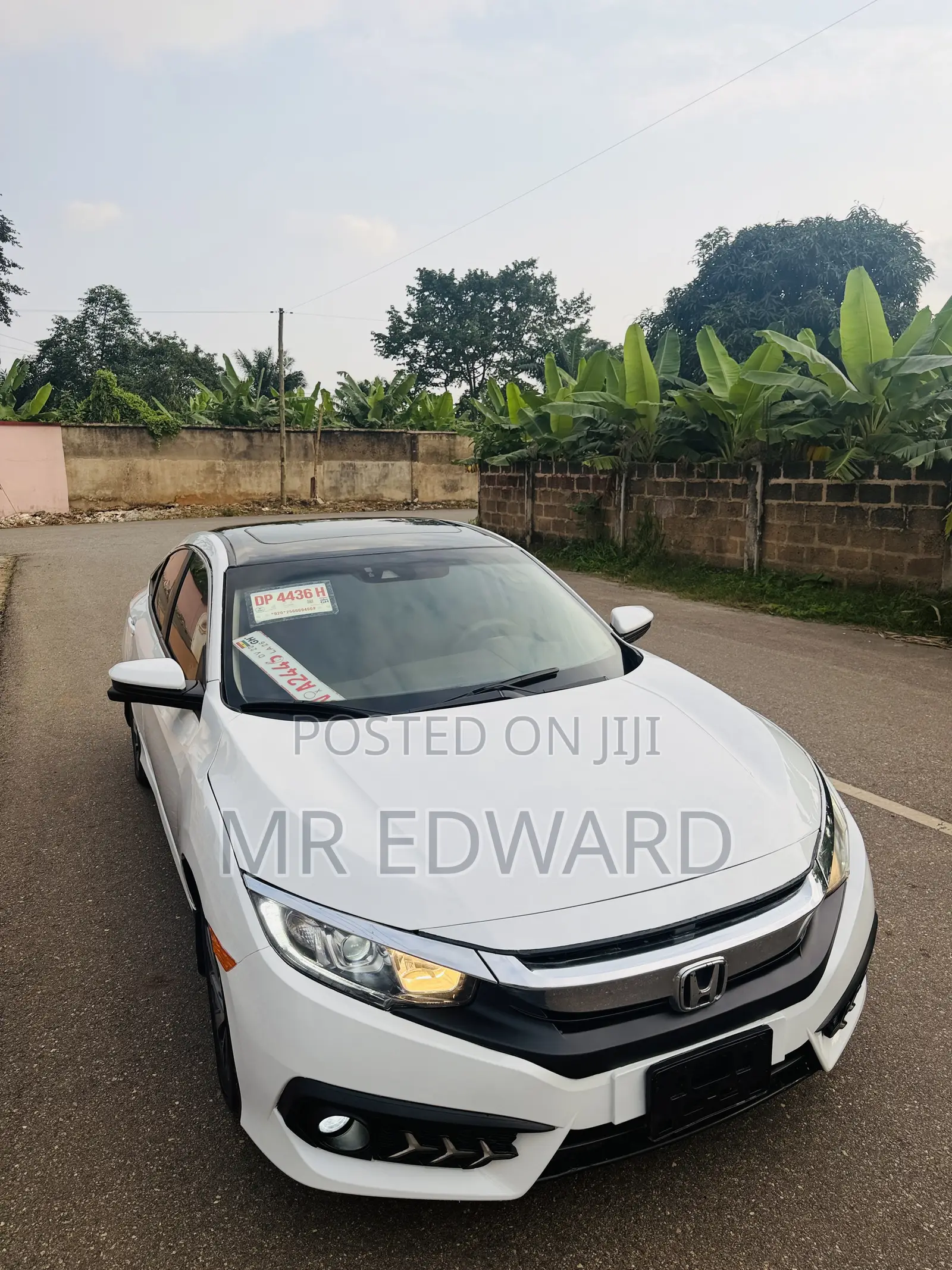 Honda Civic EX Sedan 2018 White