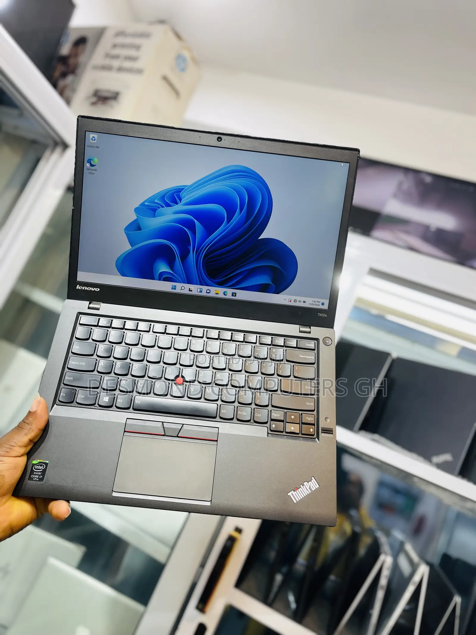 Laptop Lenovo ThinkPad T450 20GB Intel Core i7 SSD 256GB