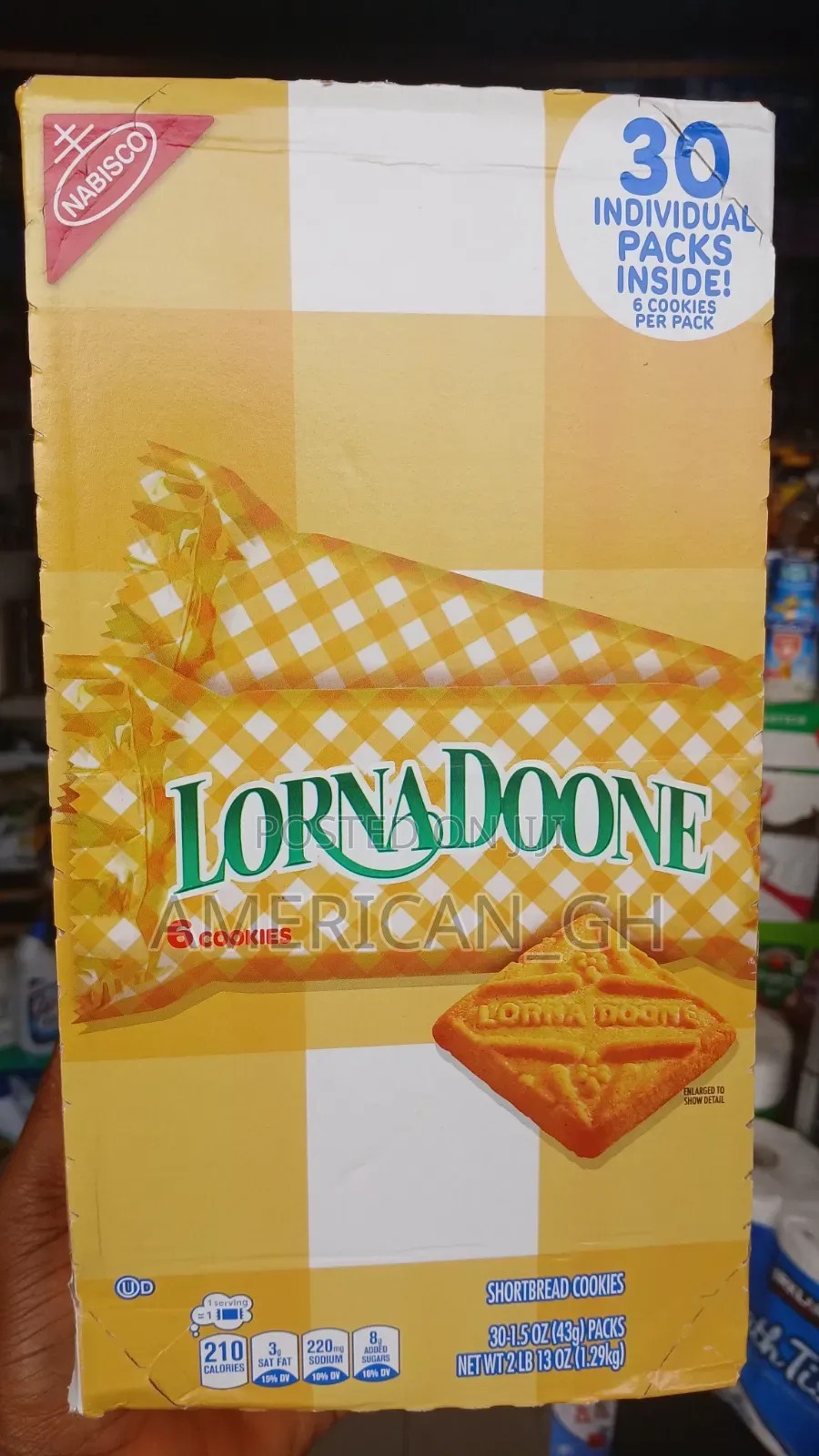 LornaDoone Cookies, 30 Packs, 1.29kg