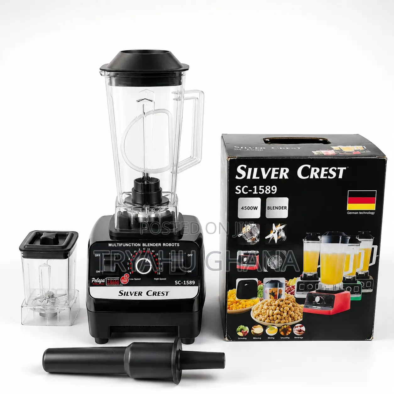 Silver Crest 4500w Multifunction Blender | Heavy Duty Juicer Grinder