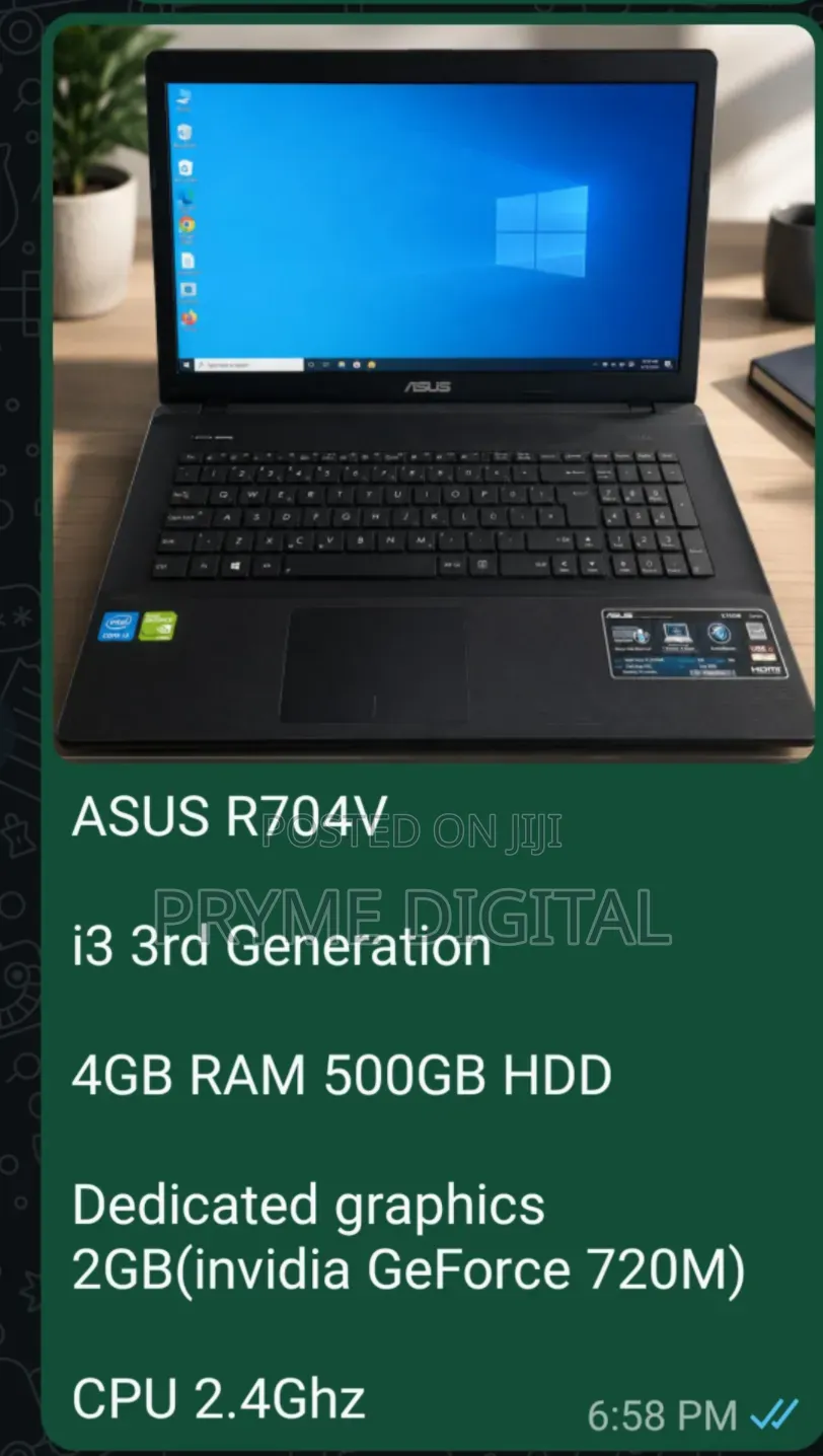 Laptop Asus R750JK 4GB Intel Core i3 HDD 750GB