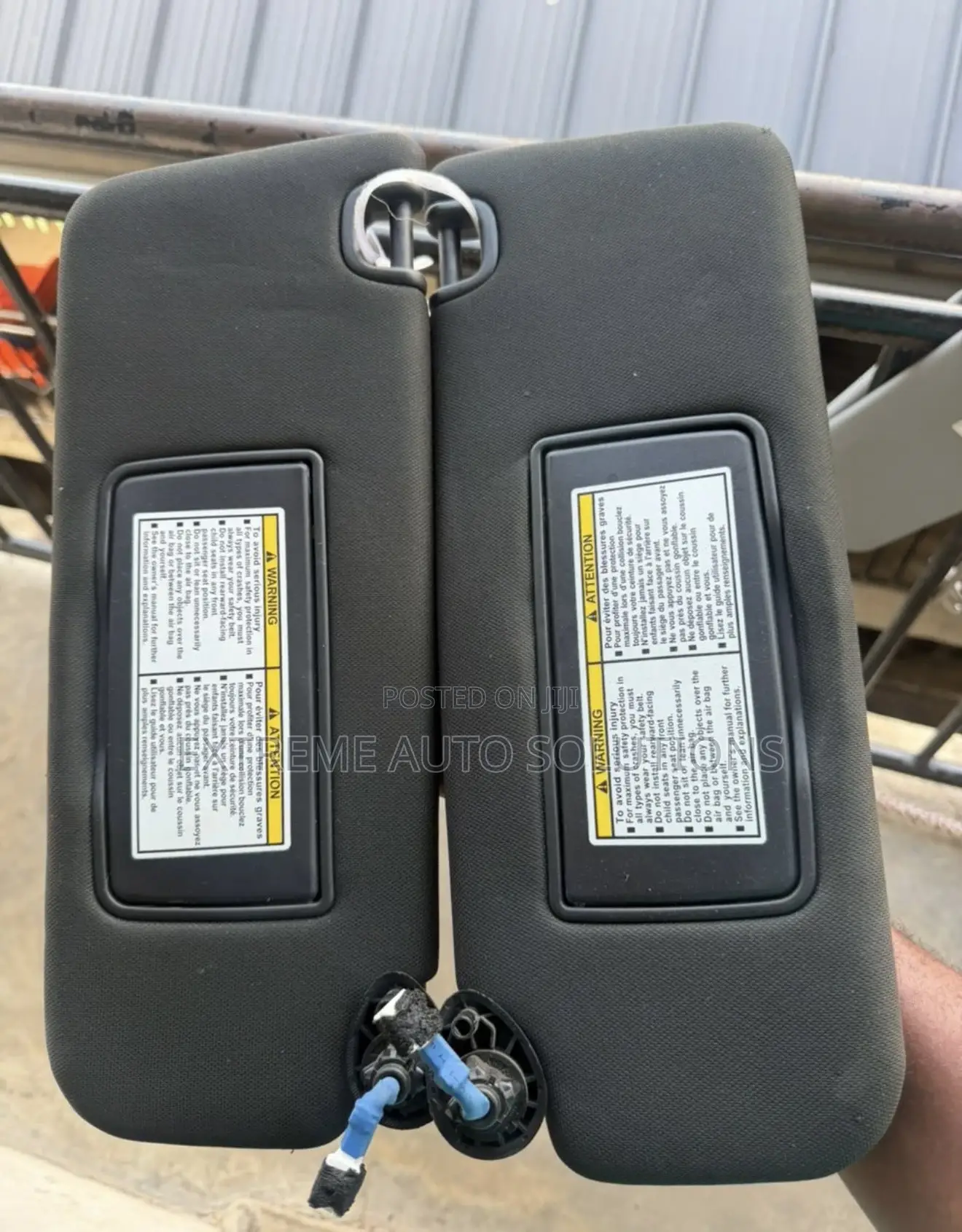 Honda Accord 2023 2024 2025 Sunshade Sun Visor Black