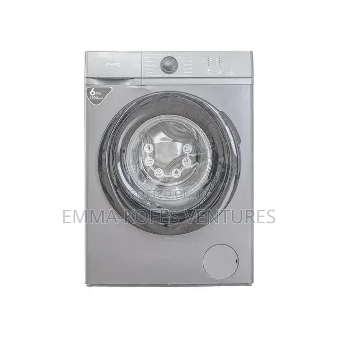 -6kg - Front Load Washing Machine - Silver + 12 Months Warranty