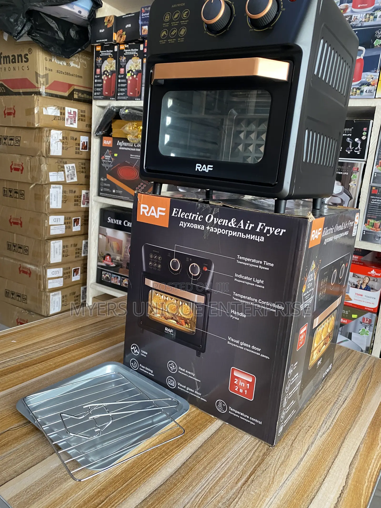 RAF Countertop Oven Air Fryer Combo 12L