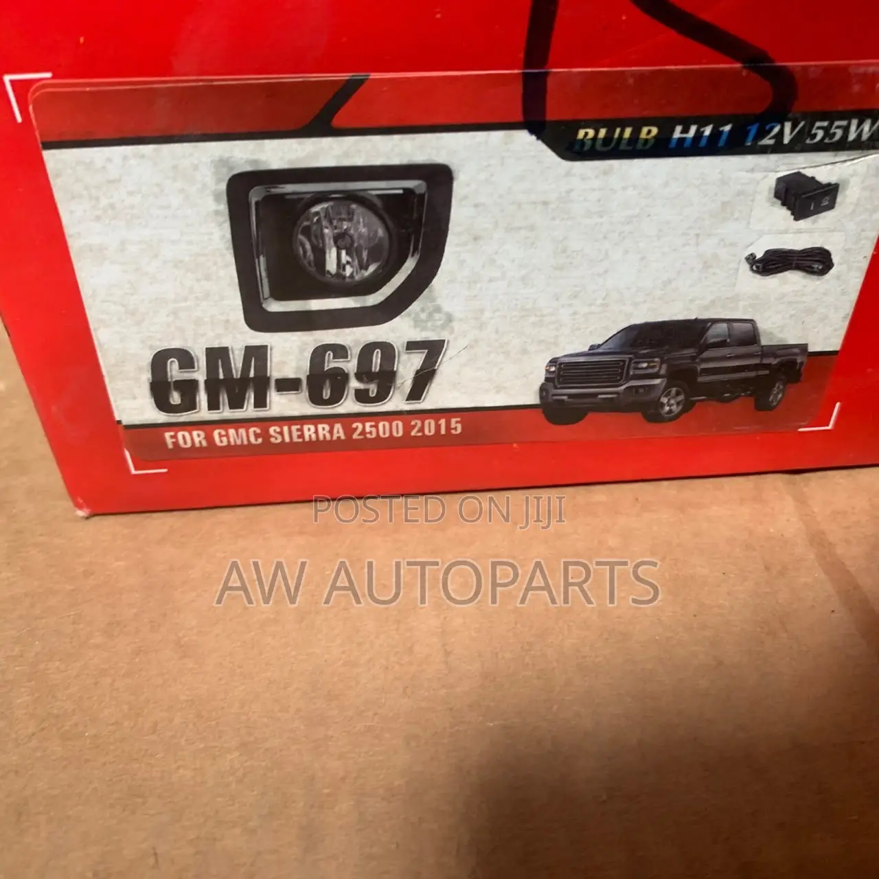 GCM Sierra 2015 Foglight and Covers
