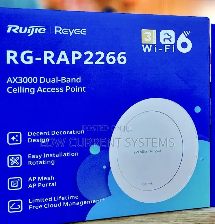 Ruijie Access Point Rg-Rap2266 Dual Band Wifi6