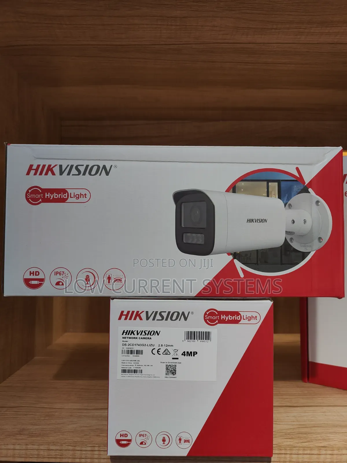 Hikvision Varifocal 2.8-12mm 4mp Bullet Ip Camera Aduio Ip67