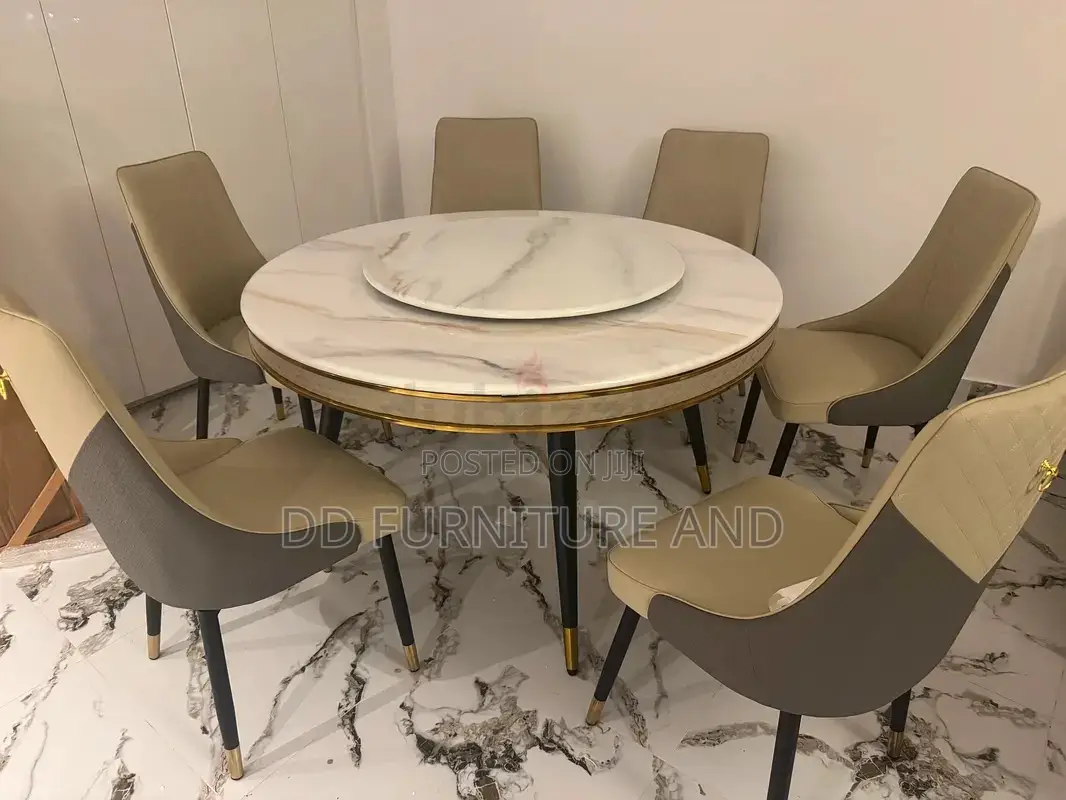 6 Seater Round Dining Set
