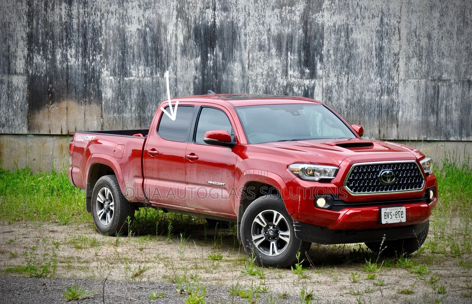 2017 Toyota Tacoma 4D Pick Up Rear Right Door Glass Available