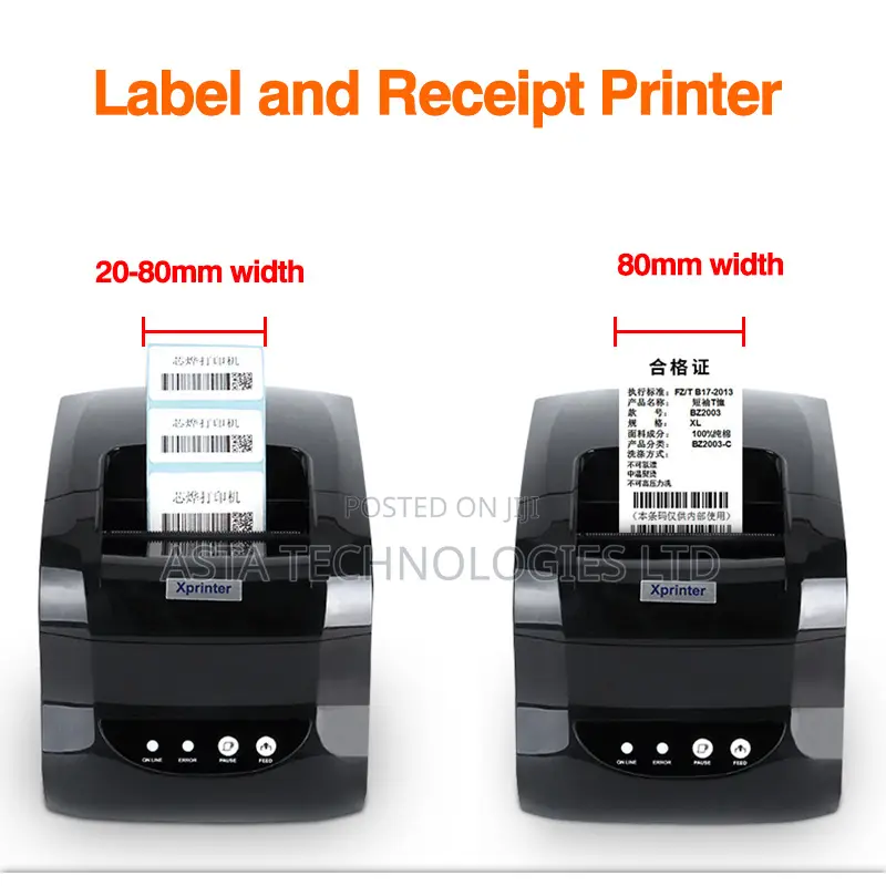 Thermal Barcode Label Printer Sticker Printer 80MM