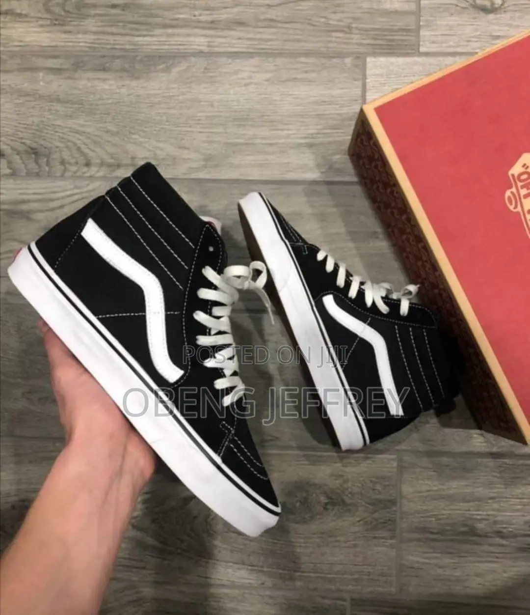 Original Vans High Black/White