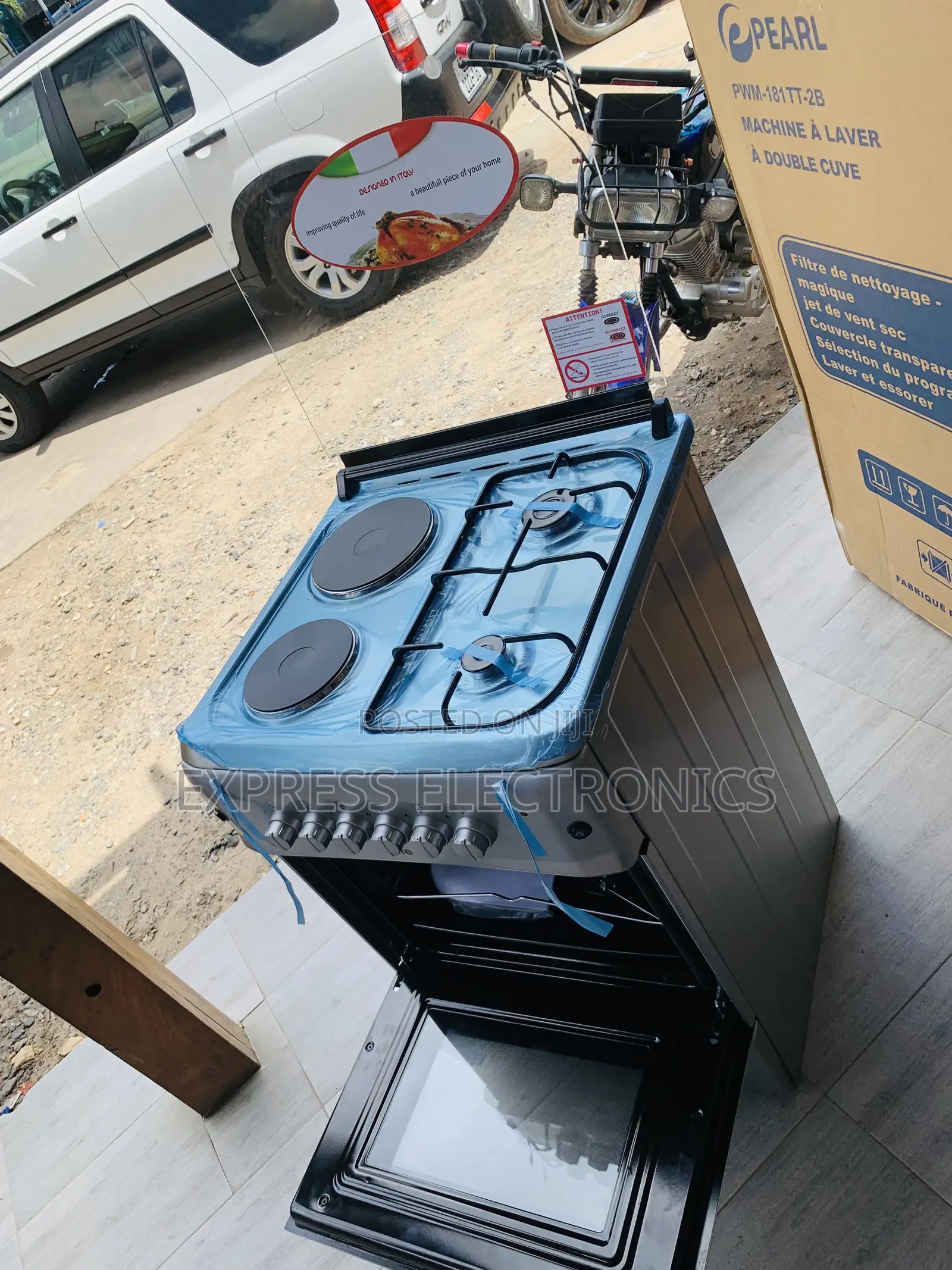Place Your Order Gas Electric Cooker Oven 2-2 Stove 60:60