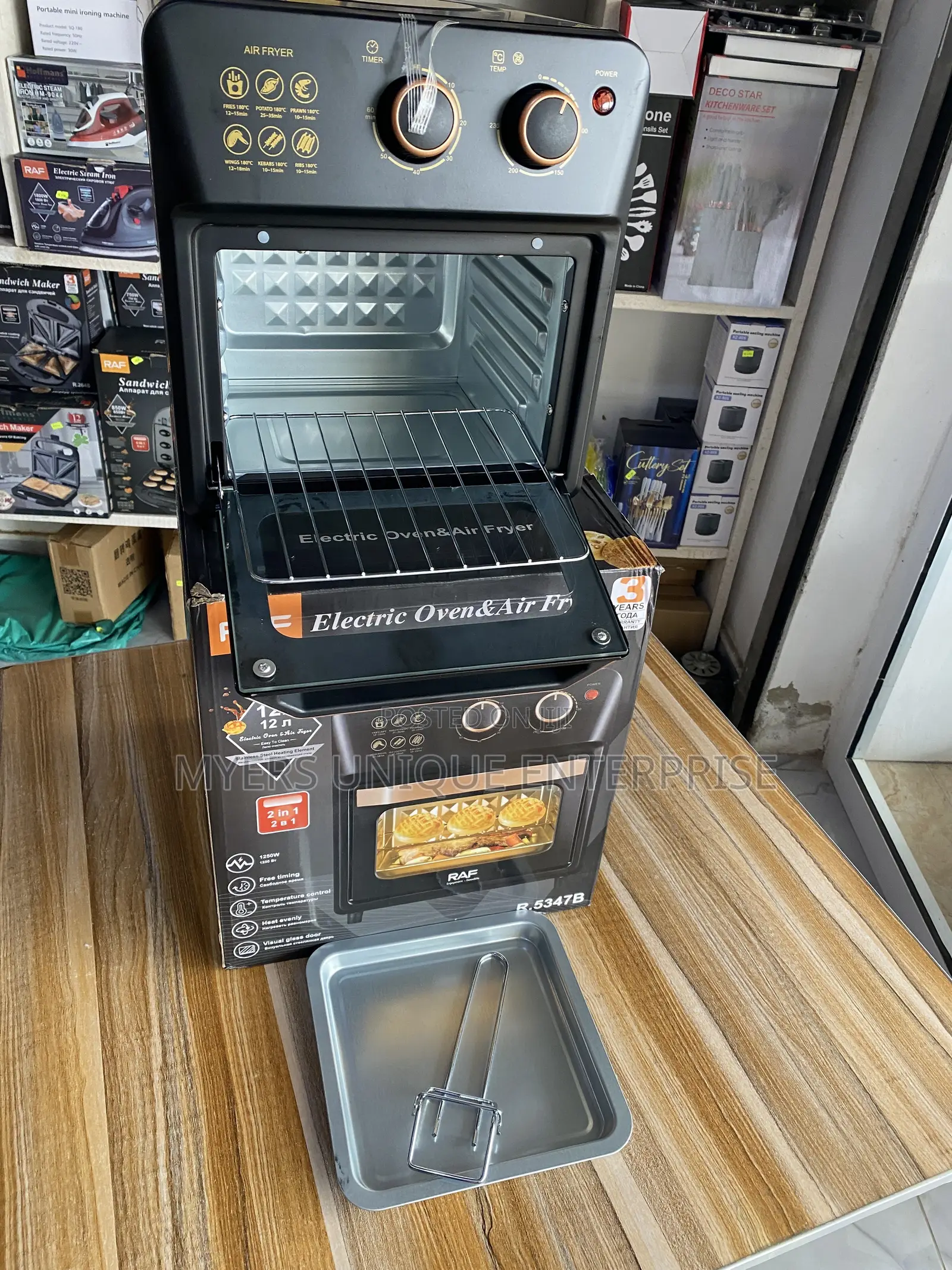 Oil Free RAF Multi-Function Electric Oven Air Fryer