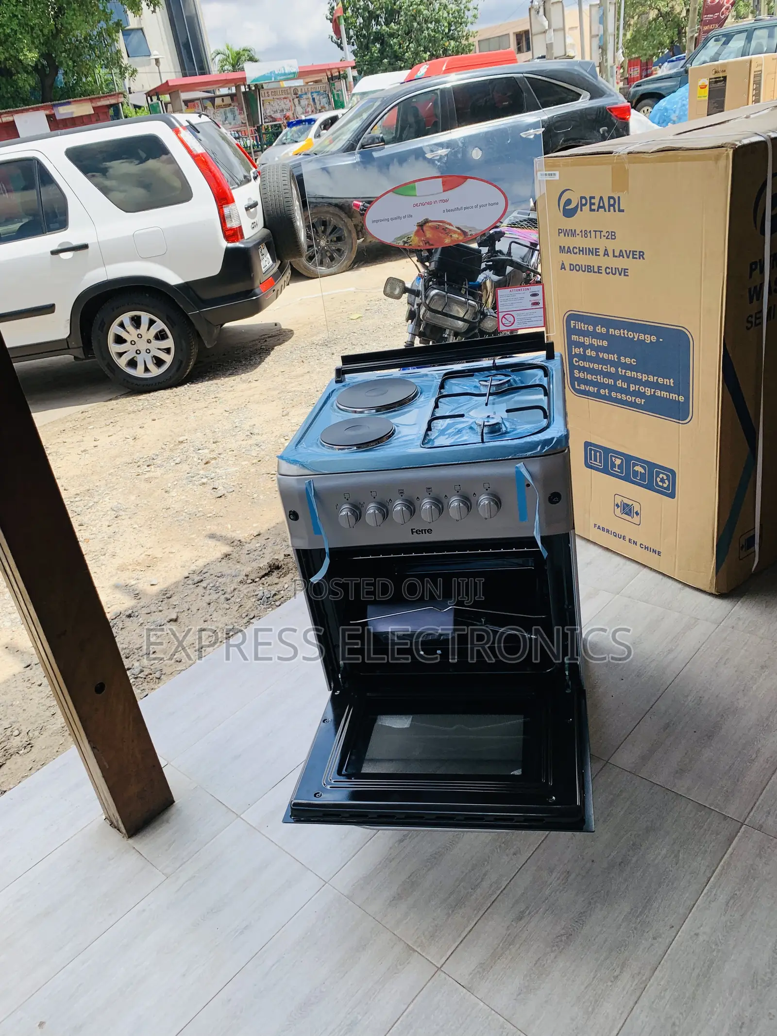 Call and Order for the New Gas Electric Cooker 2-2 Stove 60/60