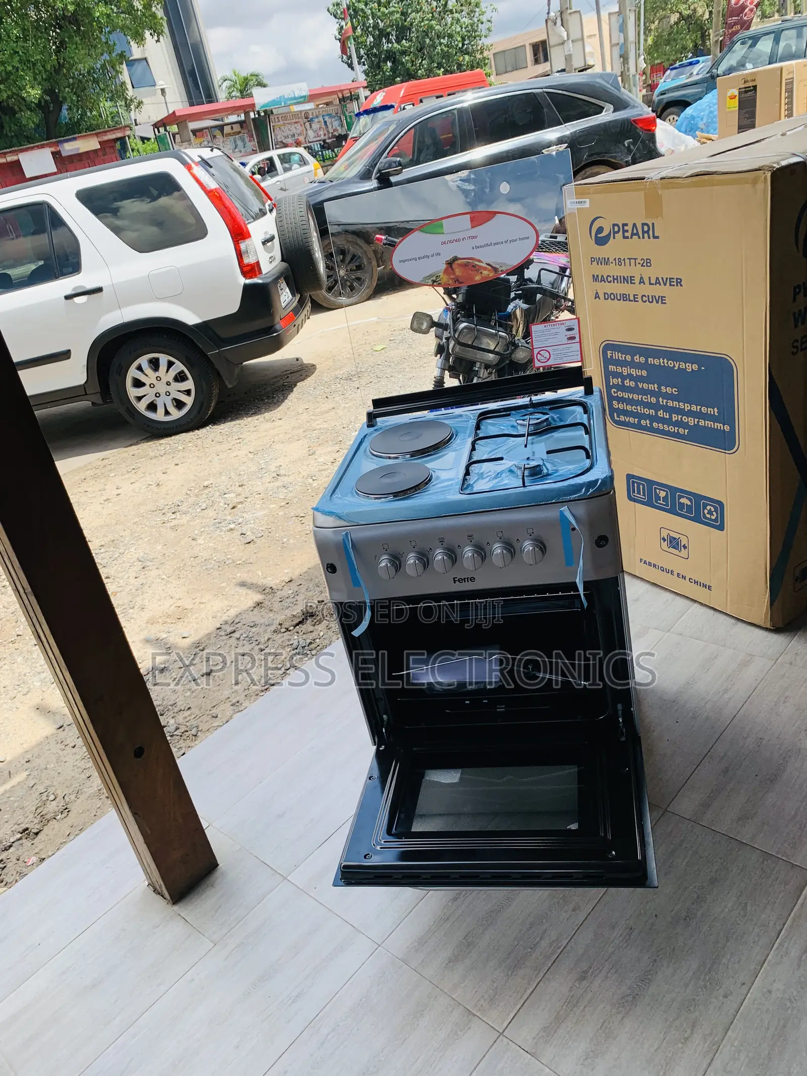Call and Order for the New Gas Electric Cooker 2-2 Stove 60/60