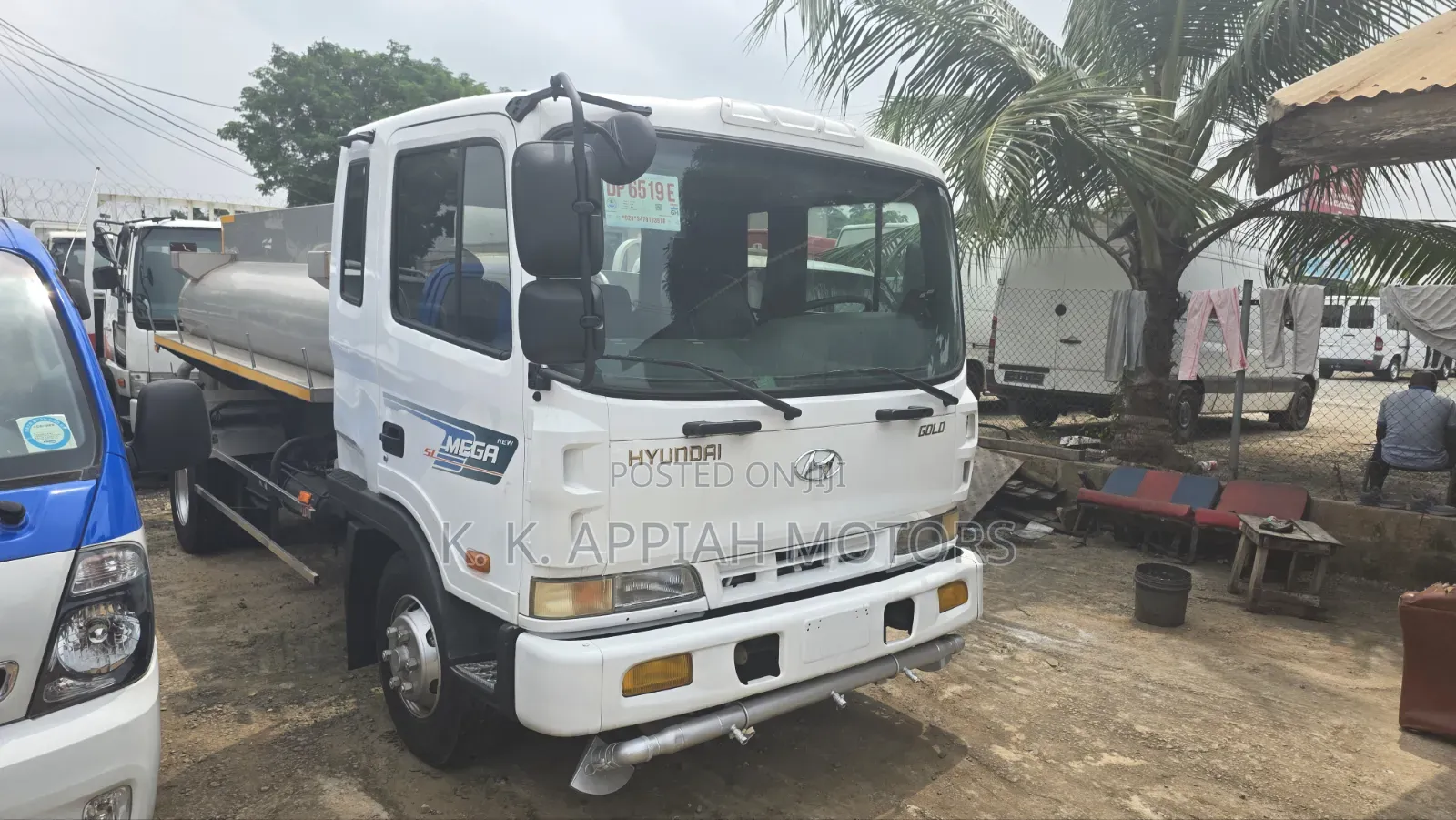 Hyundia 5Ton Truck Water Tanka 2014 White
