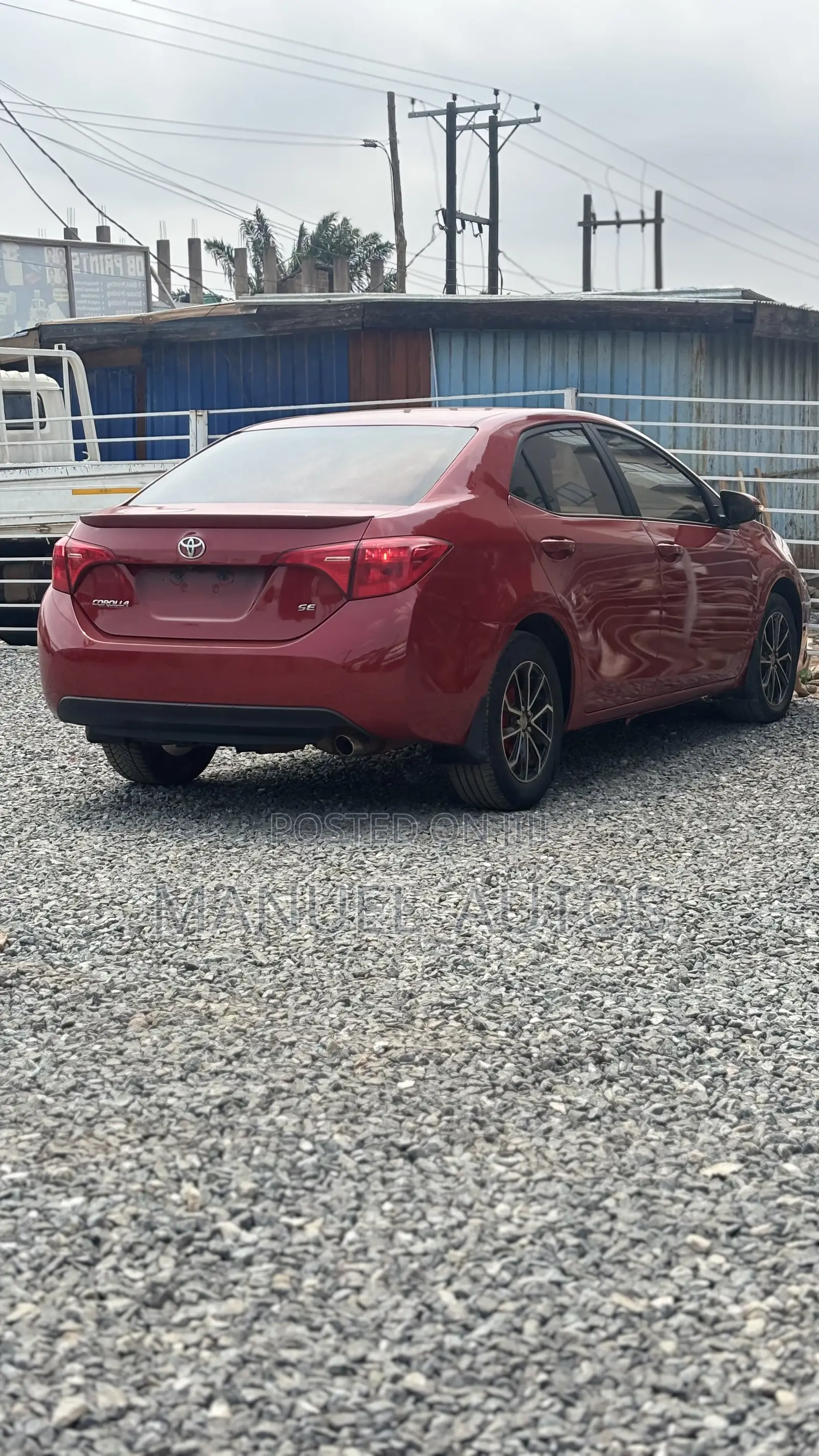 Toyota Corolla SE (1.8L 4cyl 2A) 2018 Red