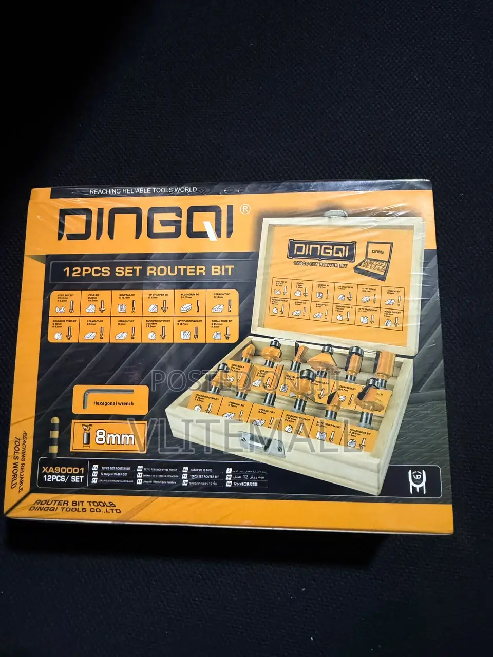 Dingqi 12-Piece Router Bit Set AKRT1211
