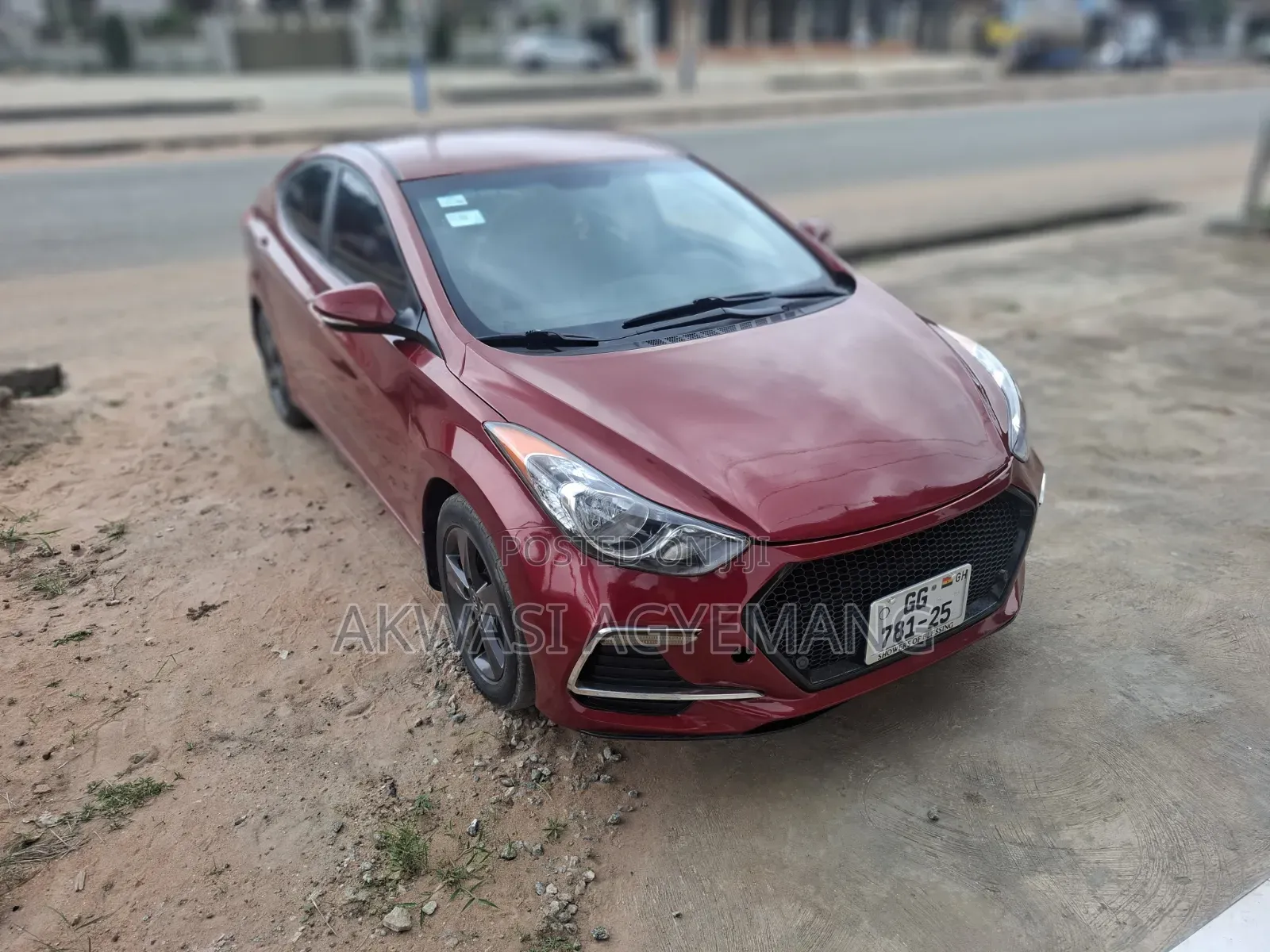 Hyundai Elantra 2013 Red