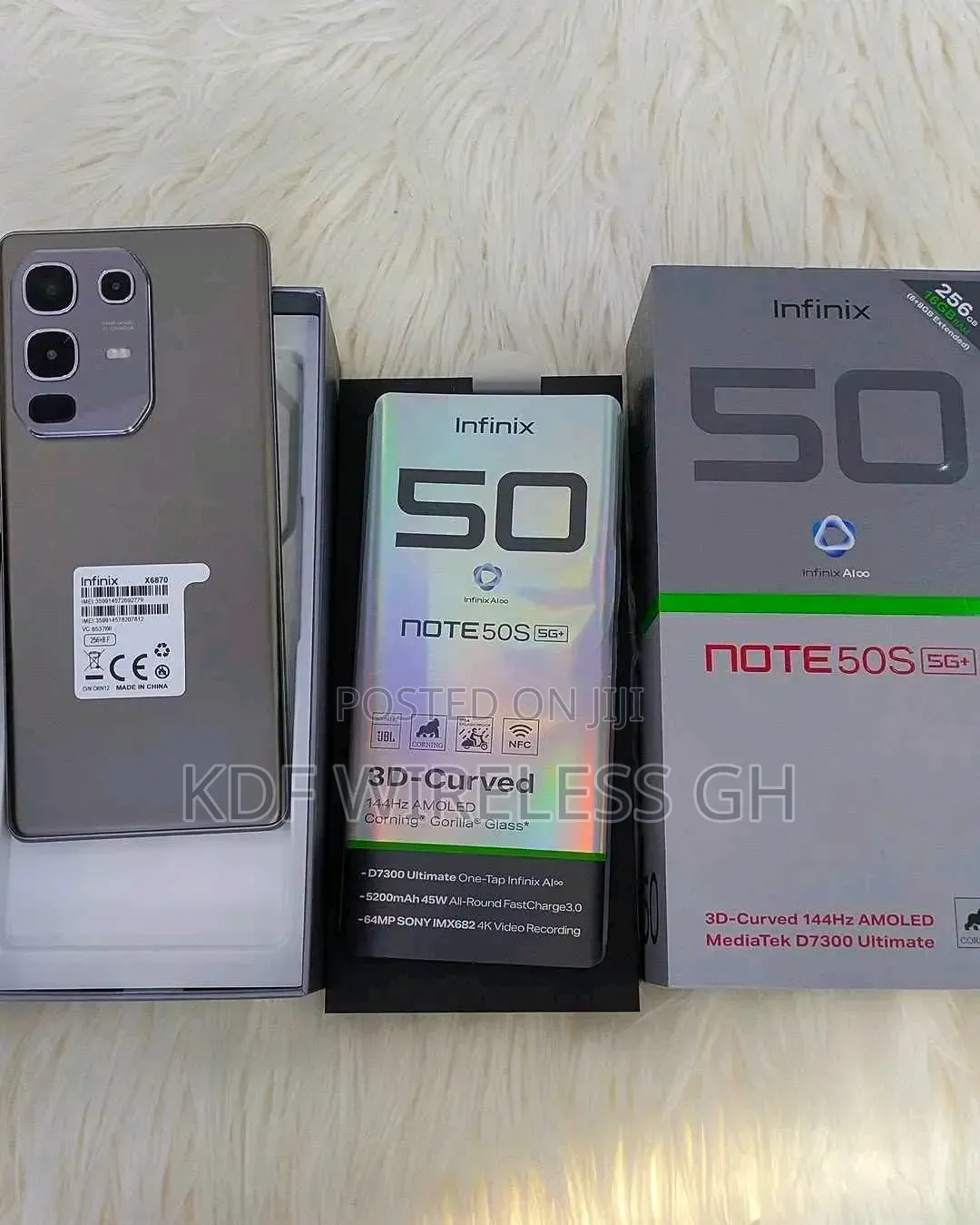 New Infinix Note 50s 256 GB Silver