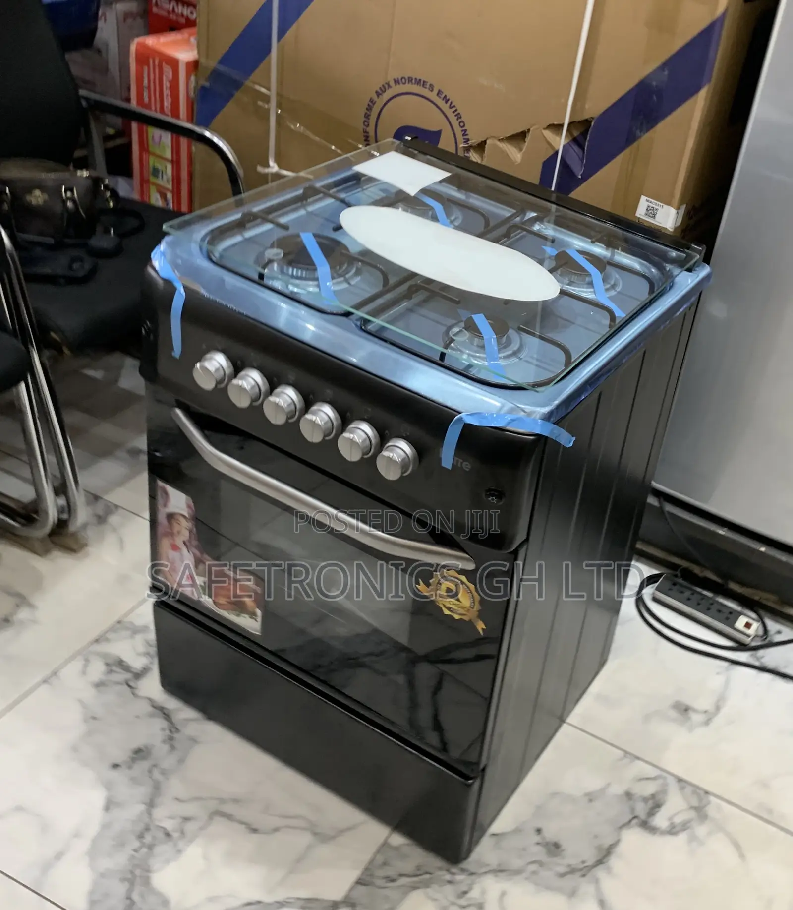 Most Unique Volcano 50x60 (New Line) 4-Burner Freestanding Gas Cooker