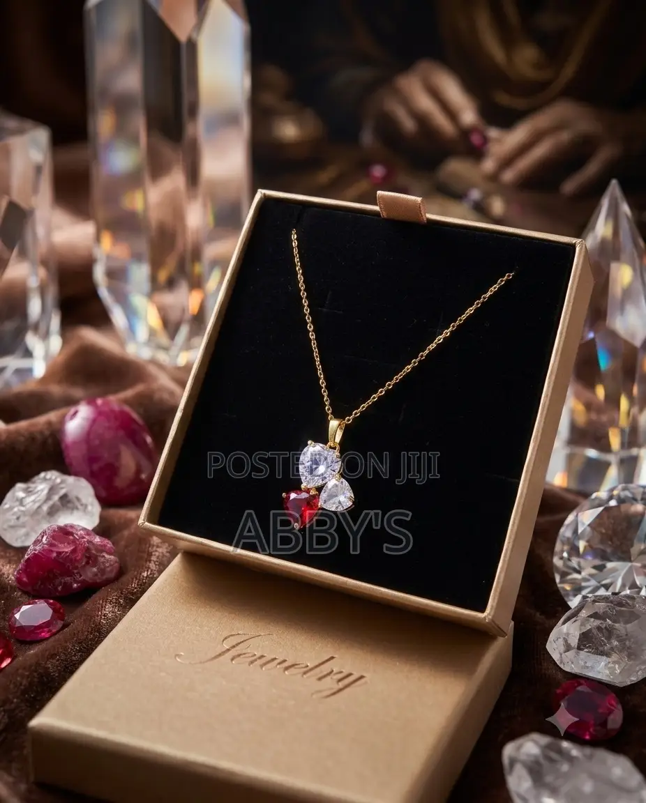 Charming Two-Heart Love Pendant Necklace