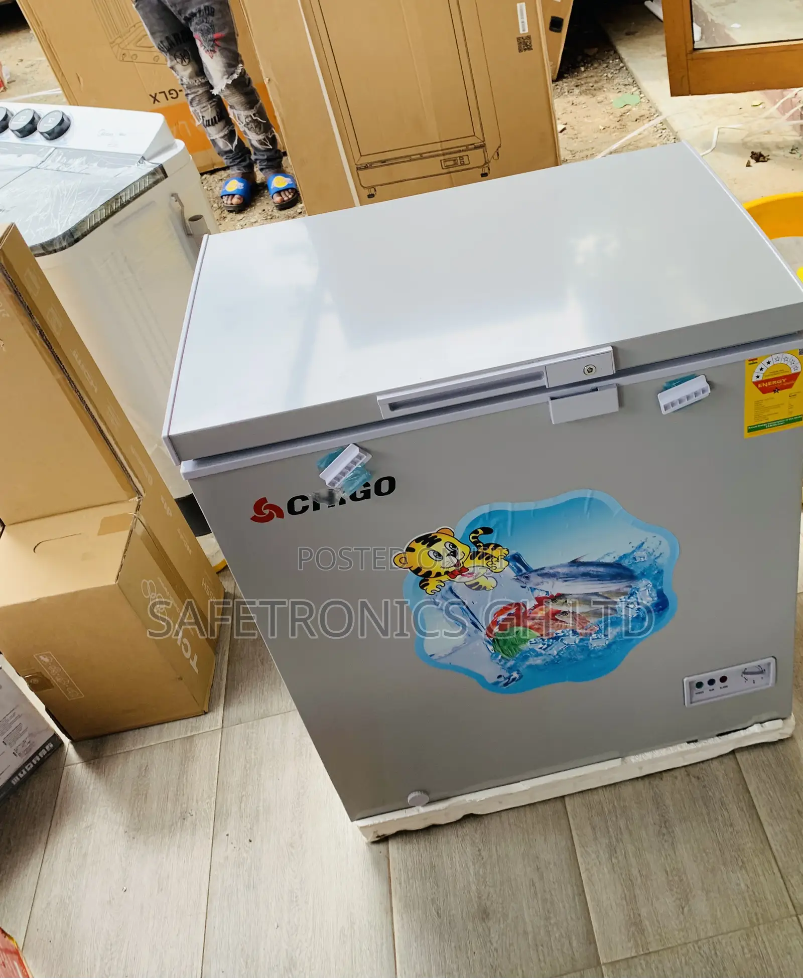 Essential Best Chigo CFD16C8 Chest Freezer 142L Single Door
