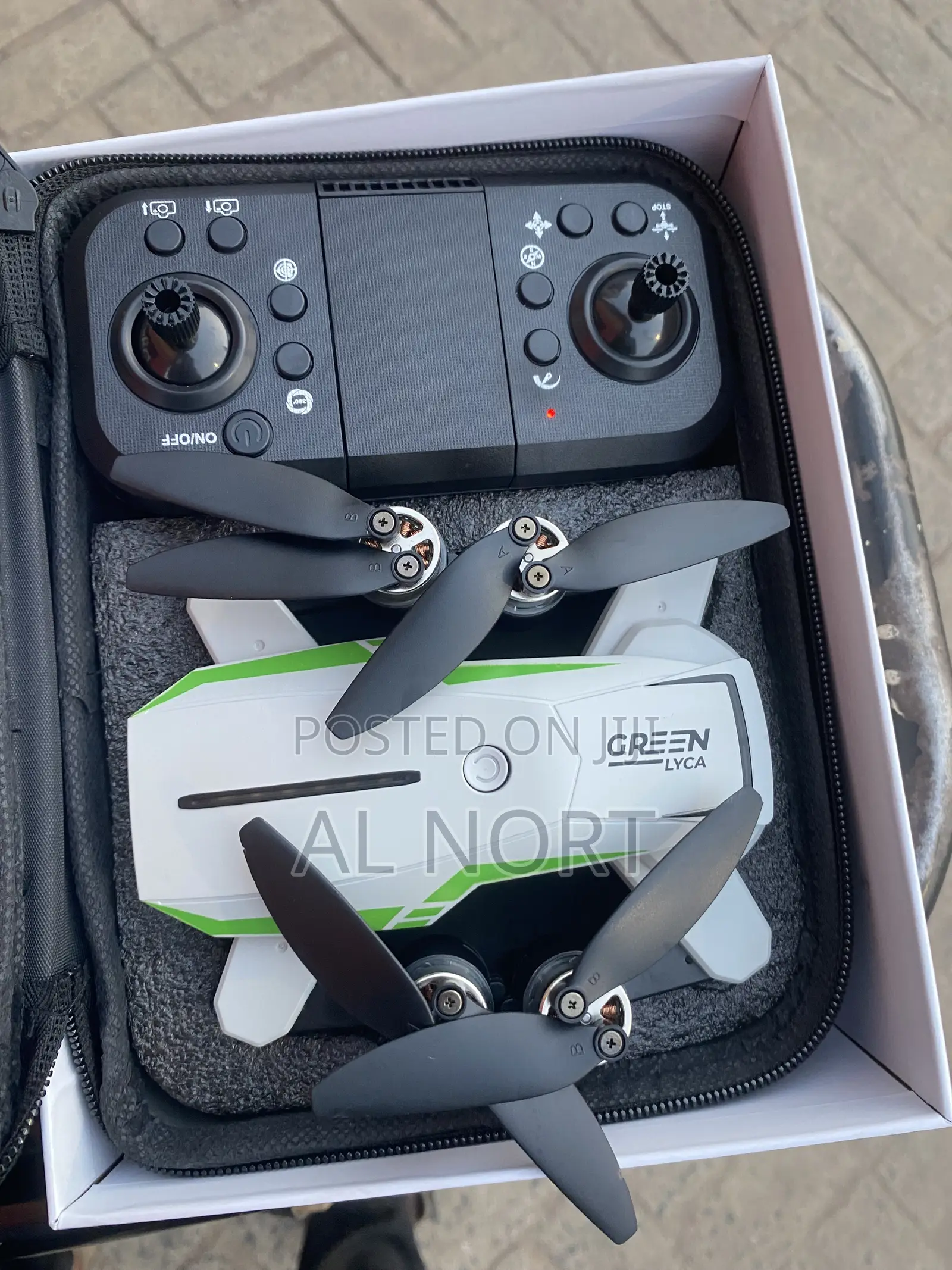 Green Lyca Gl70359 Remote-Controlled Flying Camera Toy
