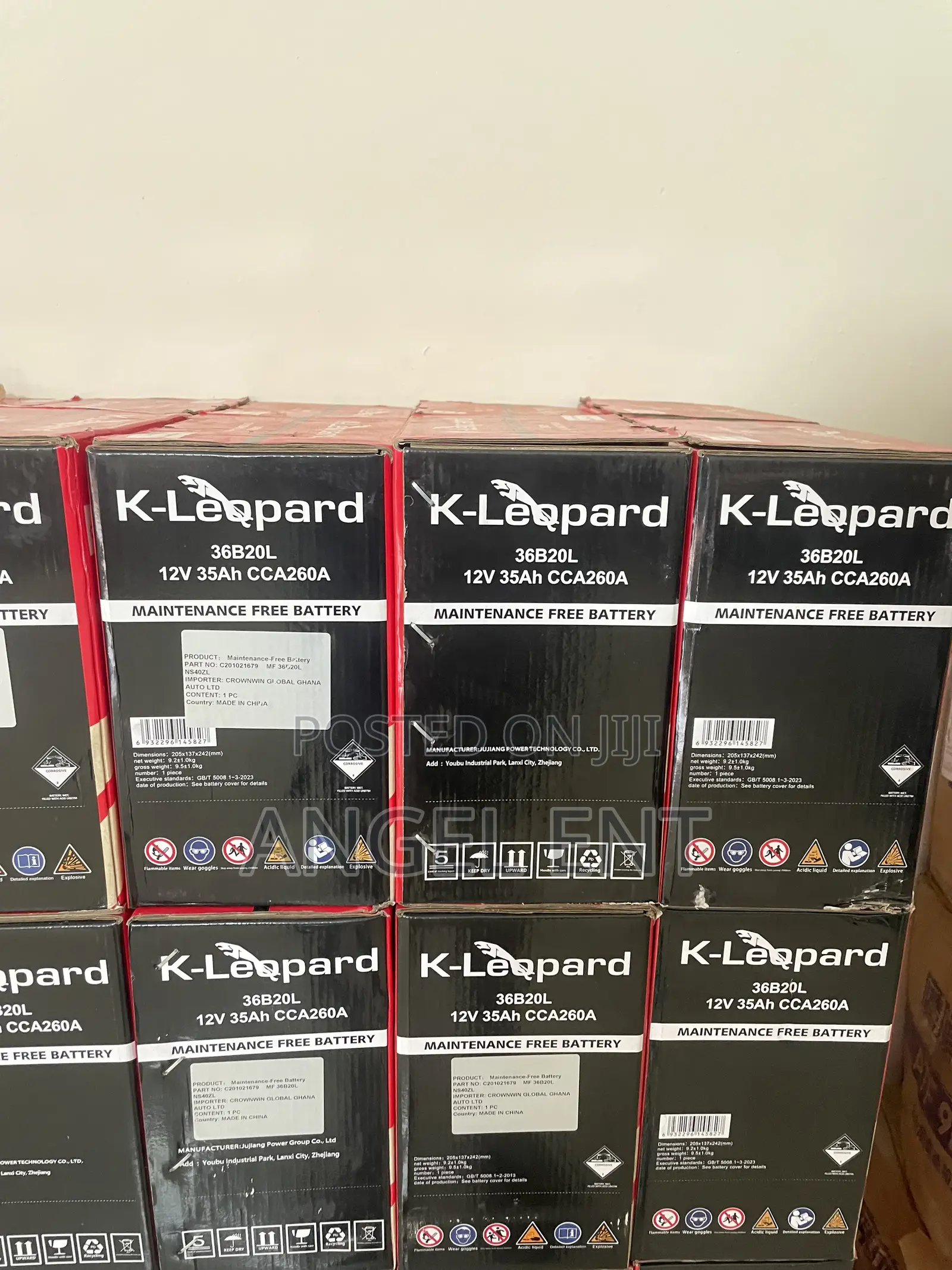 9 Plates K-Leopard Car Batteries(Maintenance Free) Available