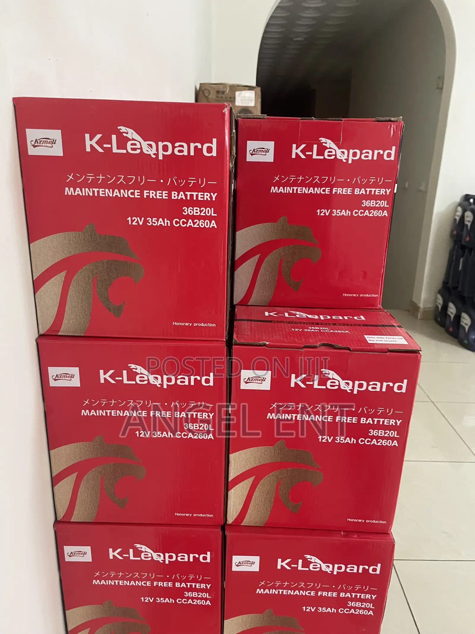 9 Plates K-Leopard Car Batteries(Maintenance Free) Available
