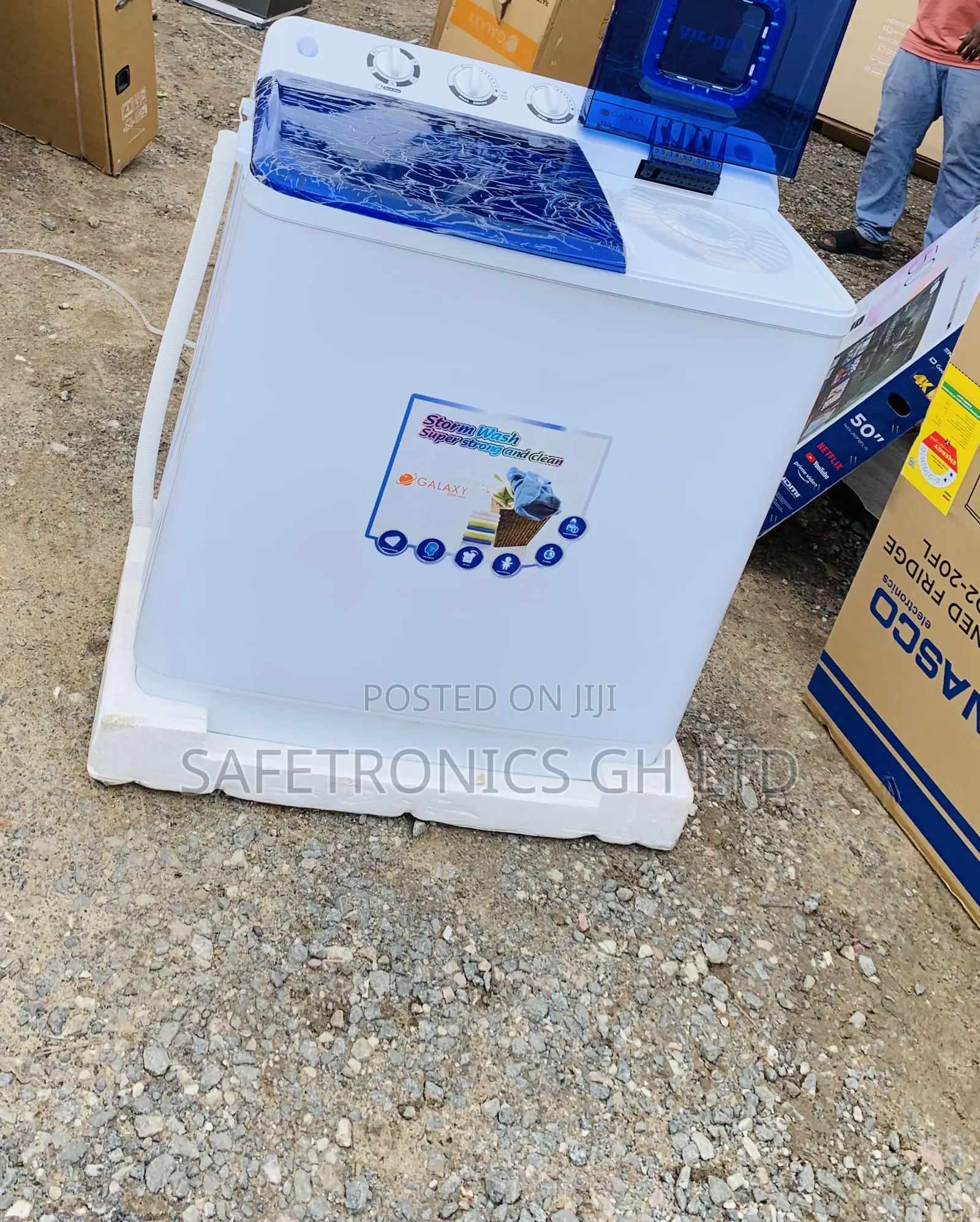 Perfect Sleek Galaxy 13kg Semi-Automatic Twin Tub Washing Machine