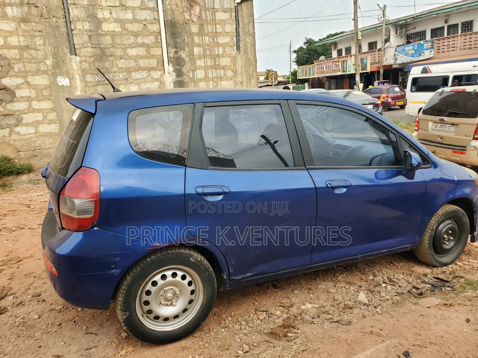 Honda Fit Base FWD 2007 Blue