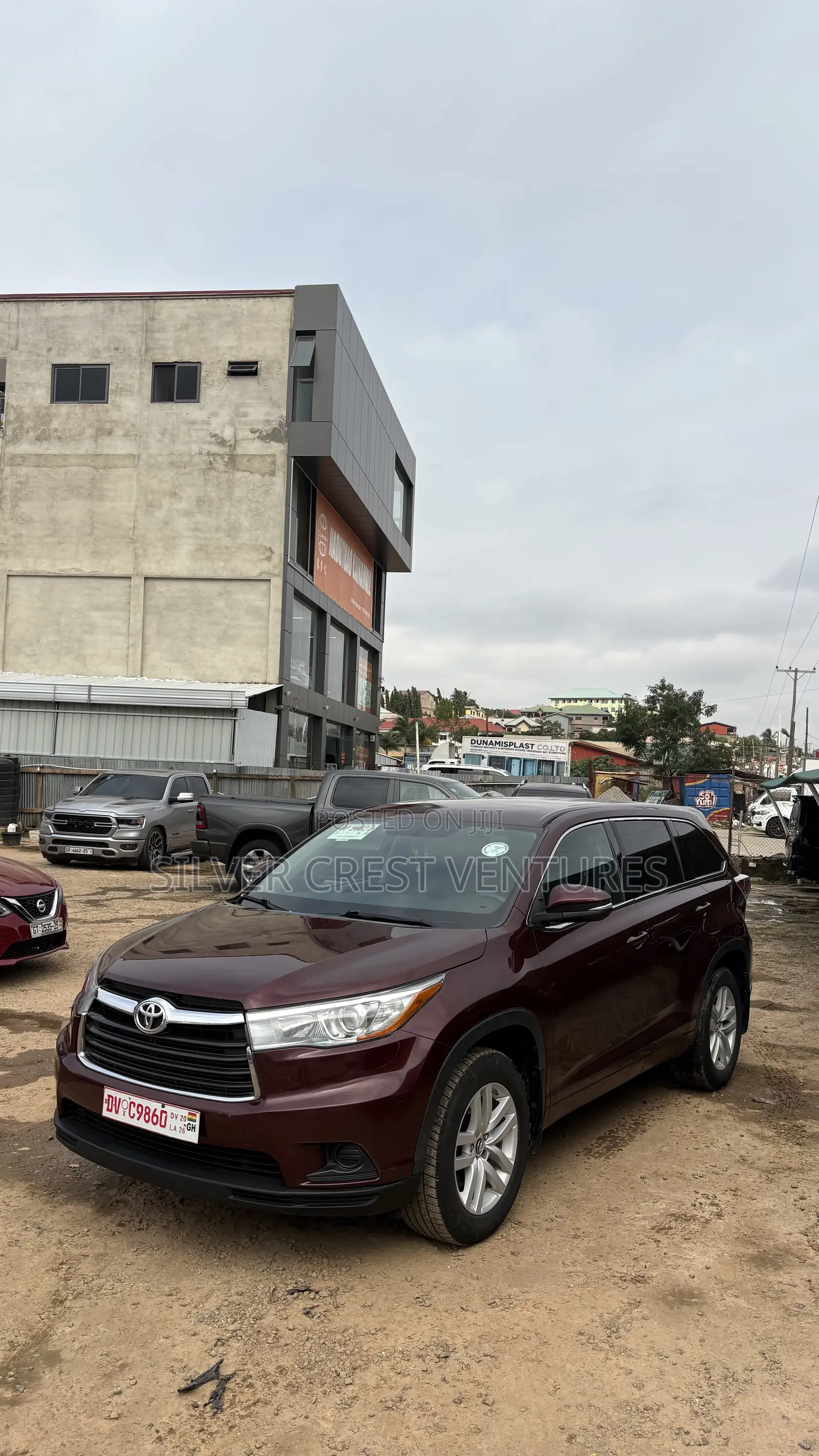 Toyota Highlander LE V6 4x4 (3.5L 6cyl 6A) 2016 Burgundy