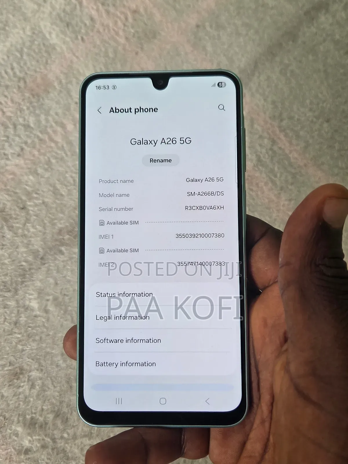 New Samsung Galaxy A26 128 GB