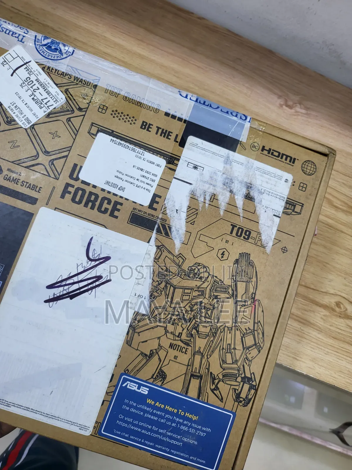 New Laptop Asus TUF Gaming A15 16GB AMD Ryzen 5 SSD 512GB