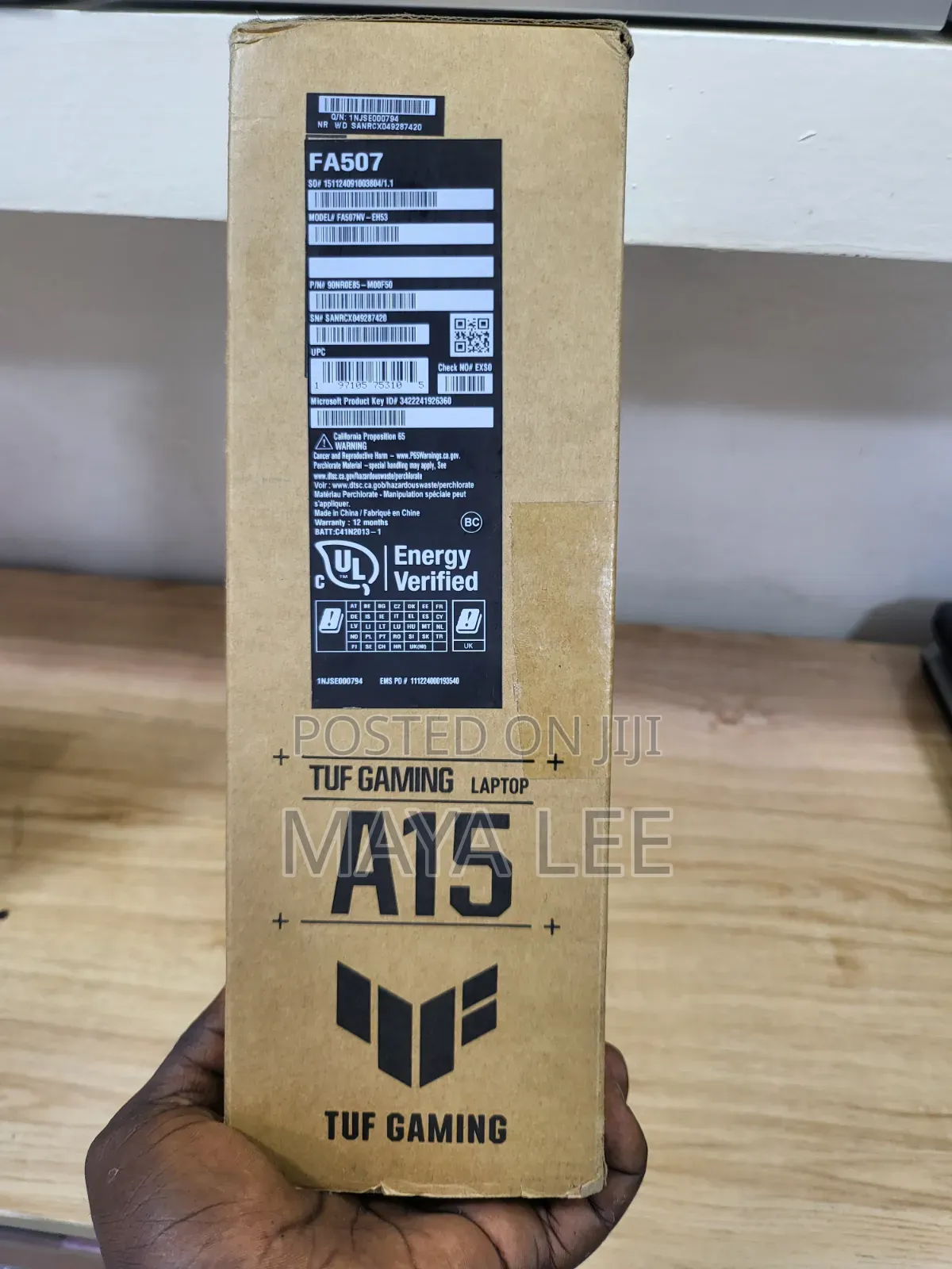 New Laptop Asus TUF Gaming A15 16GB AMD Ryzen 5 SSD 512GB